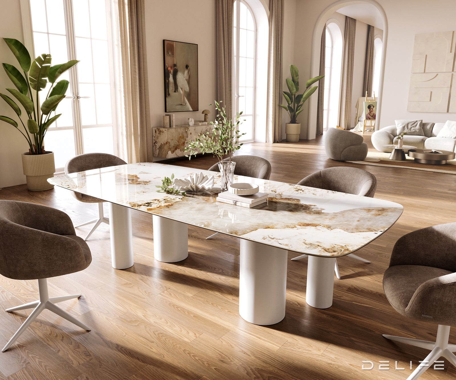 Blagovaonski stol Edge 260x120cm, Materijal: Bagrem