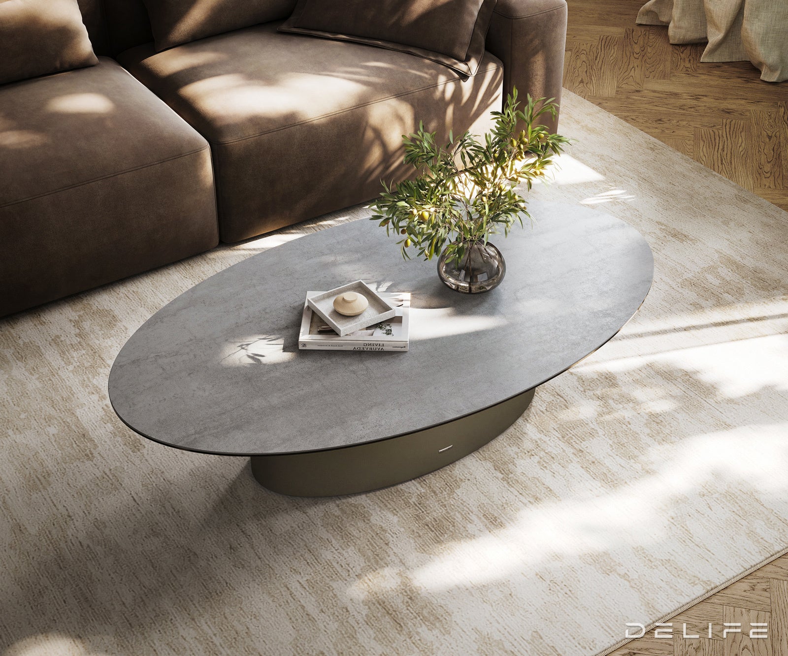 Klub stolić Casilda 140x80cm, Materijal: Keramika Laminam