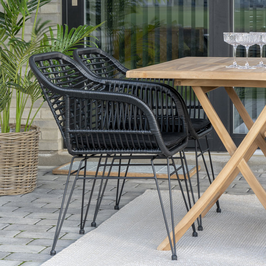 Jedilni stol Trieste, Material: PE ratan