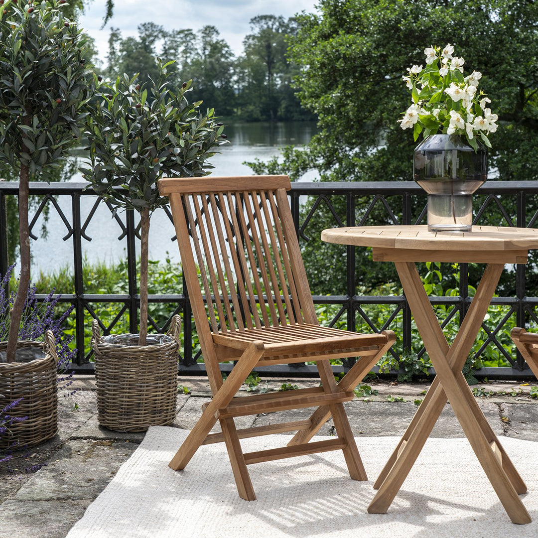 Vrtni stol Toledo, Material: Tikovina