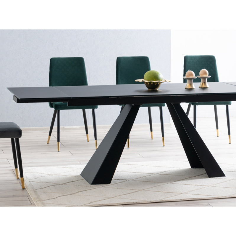 Jedilna miza Salvadore, Material: Kaljeno steklo