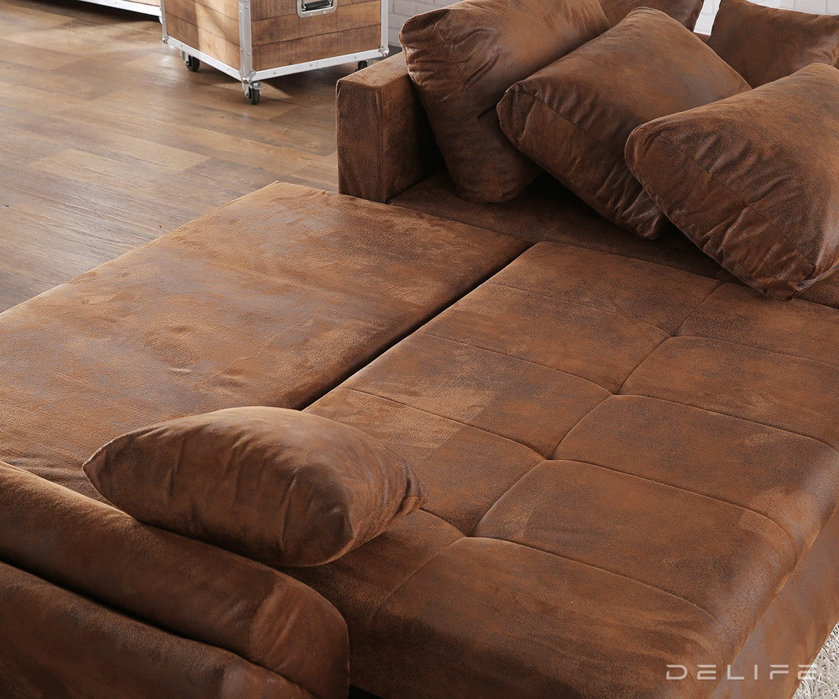 Kotna sedežna garnitura Loana 275x185cm, Material: Mikrofibra