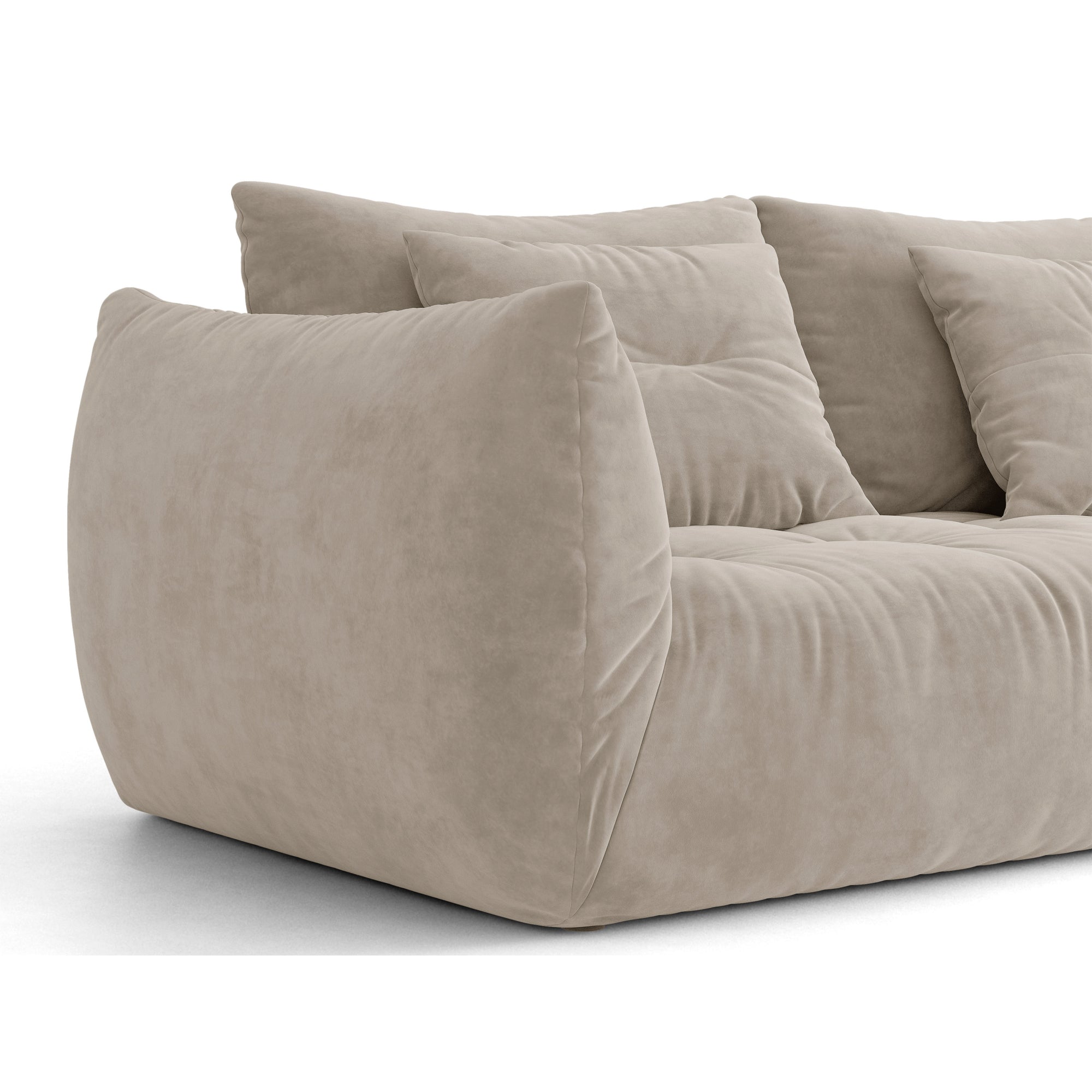 Kavč Bloom 250x108 cm, material: žamet