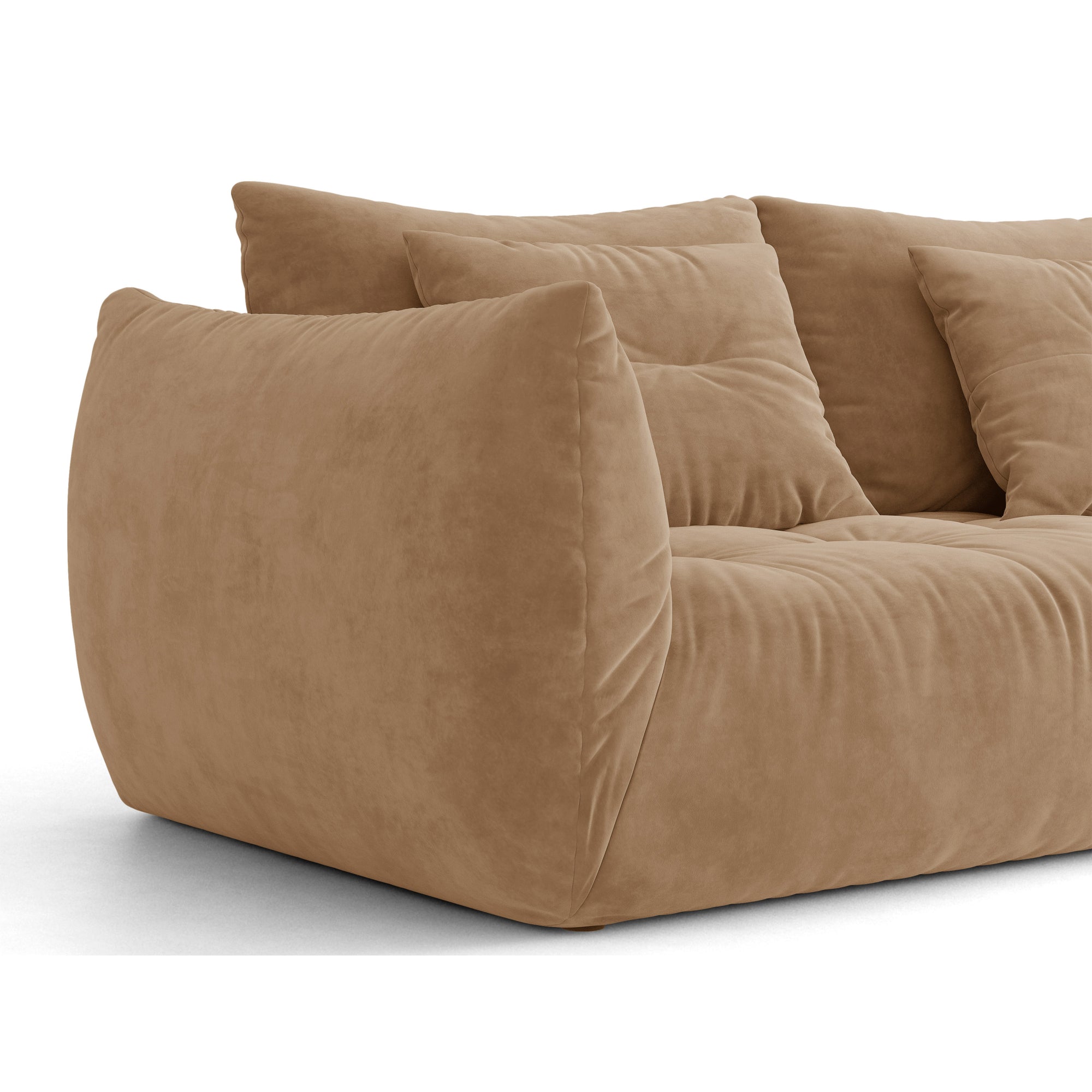 Kavč Bloom 250x108 cm, material: žamet