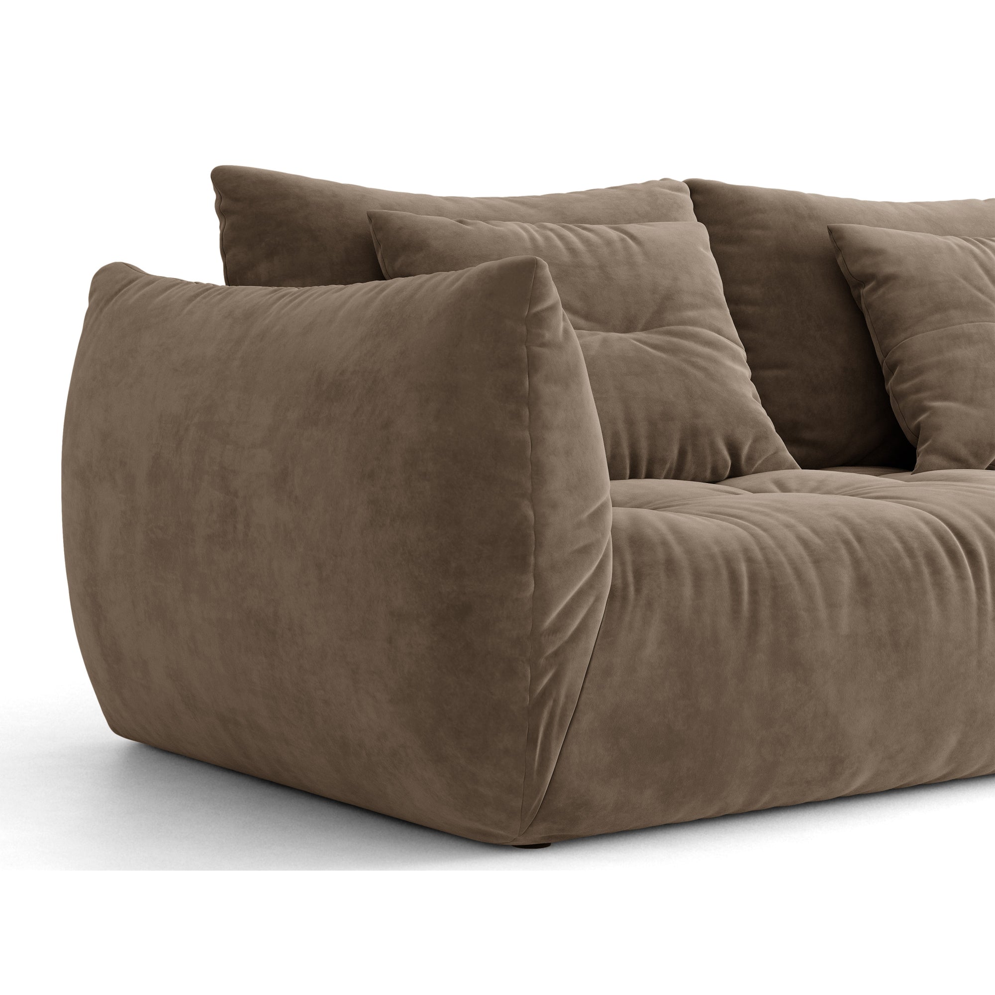 Kavč Bloom 250x108 cm, material: žamet