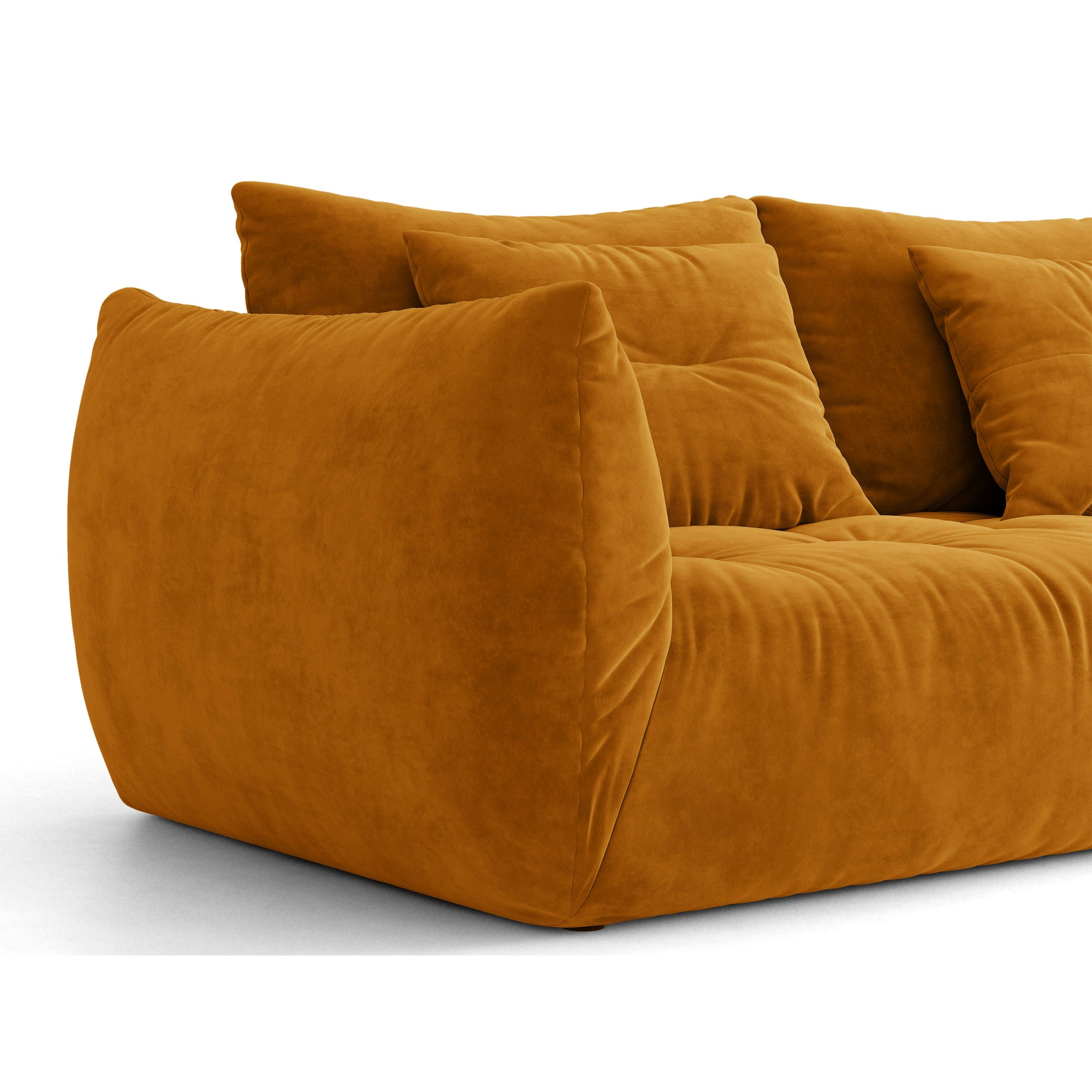Kavč Bloom 250x108 cm, material: žamet