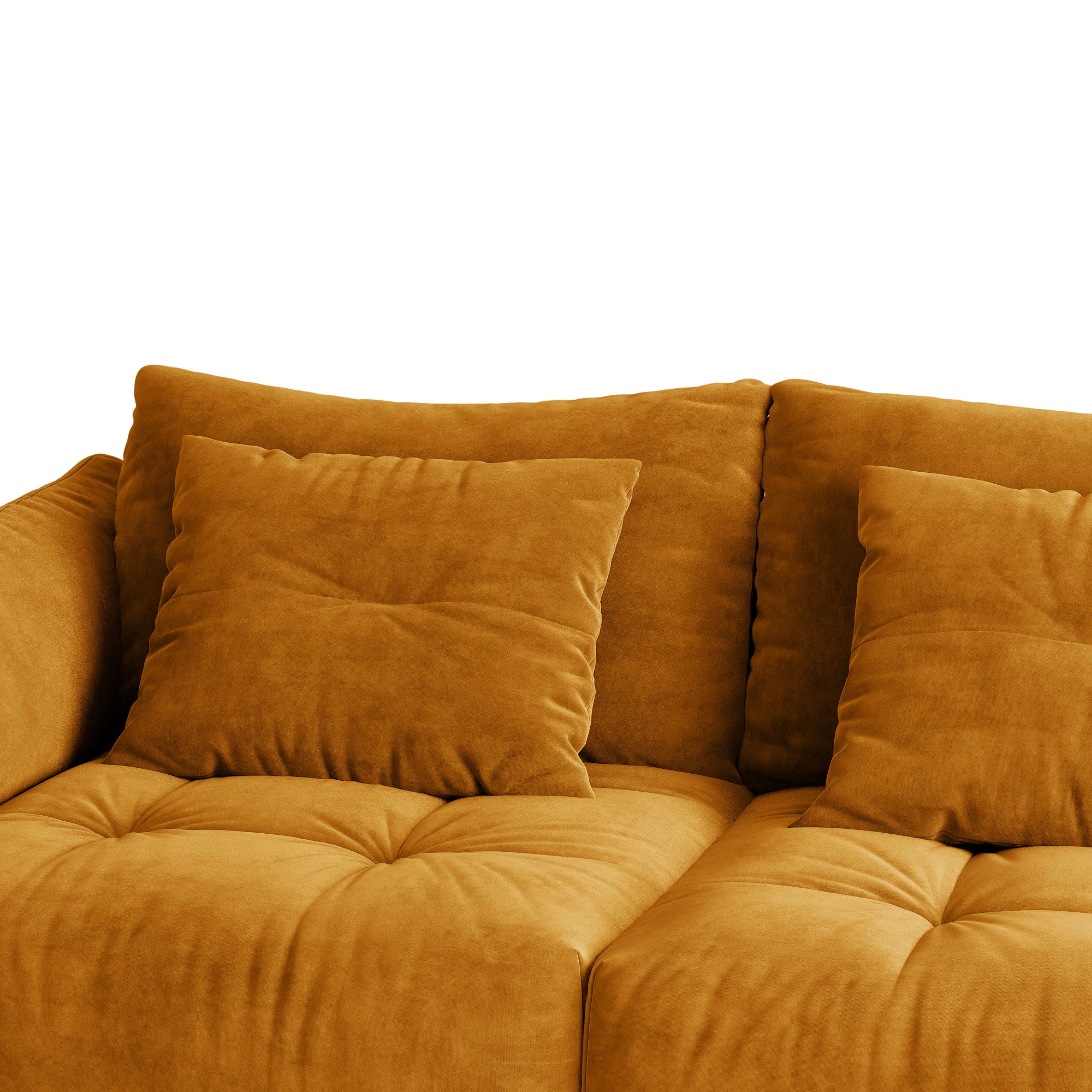 Kavč Bloom 250x108 cm, material: žamet