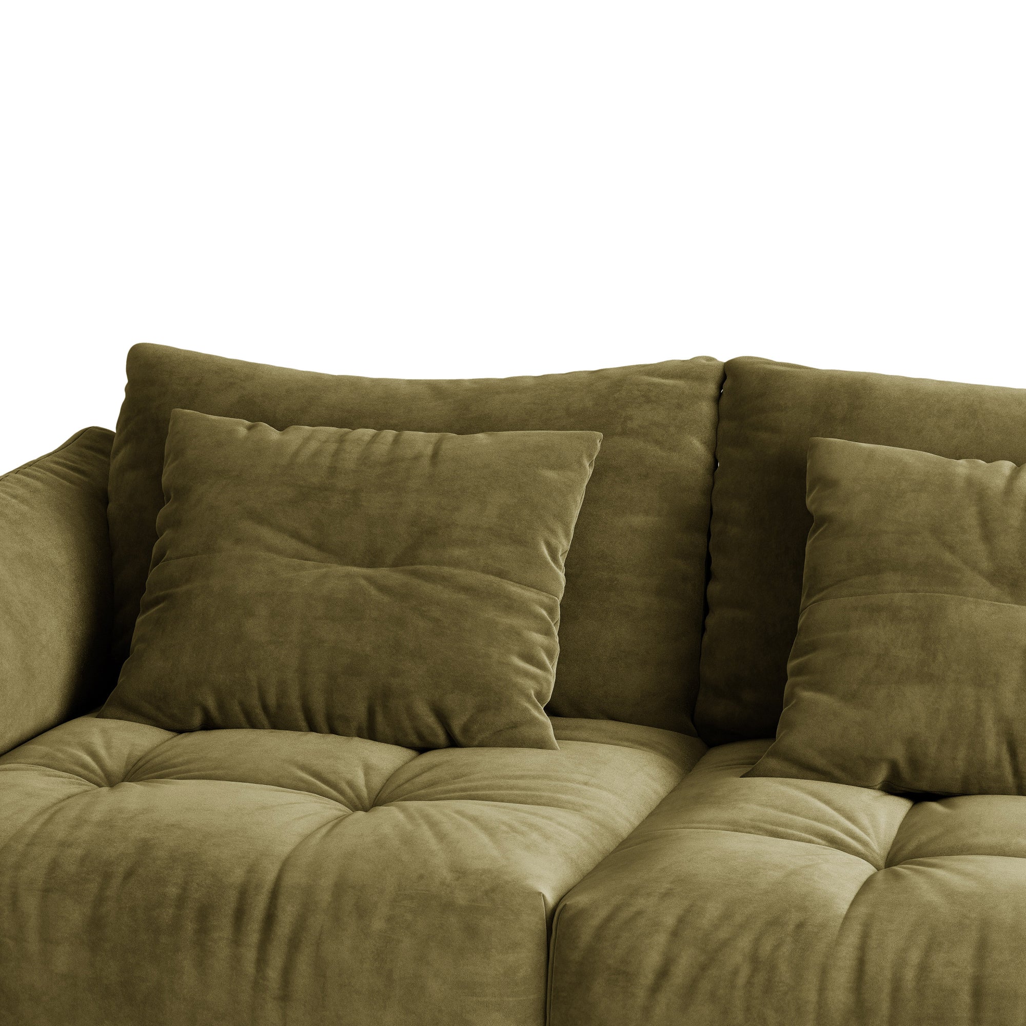 Kavč Bloom 250x108 cm, material: žamet