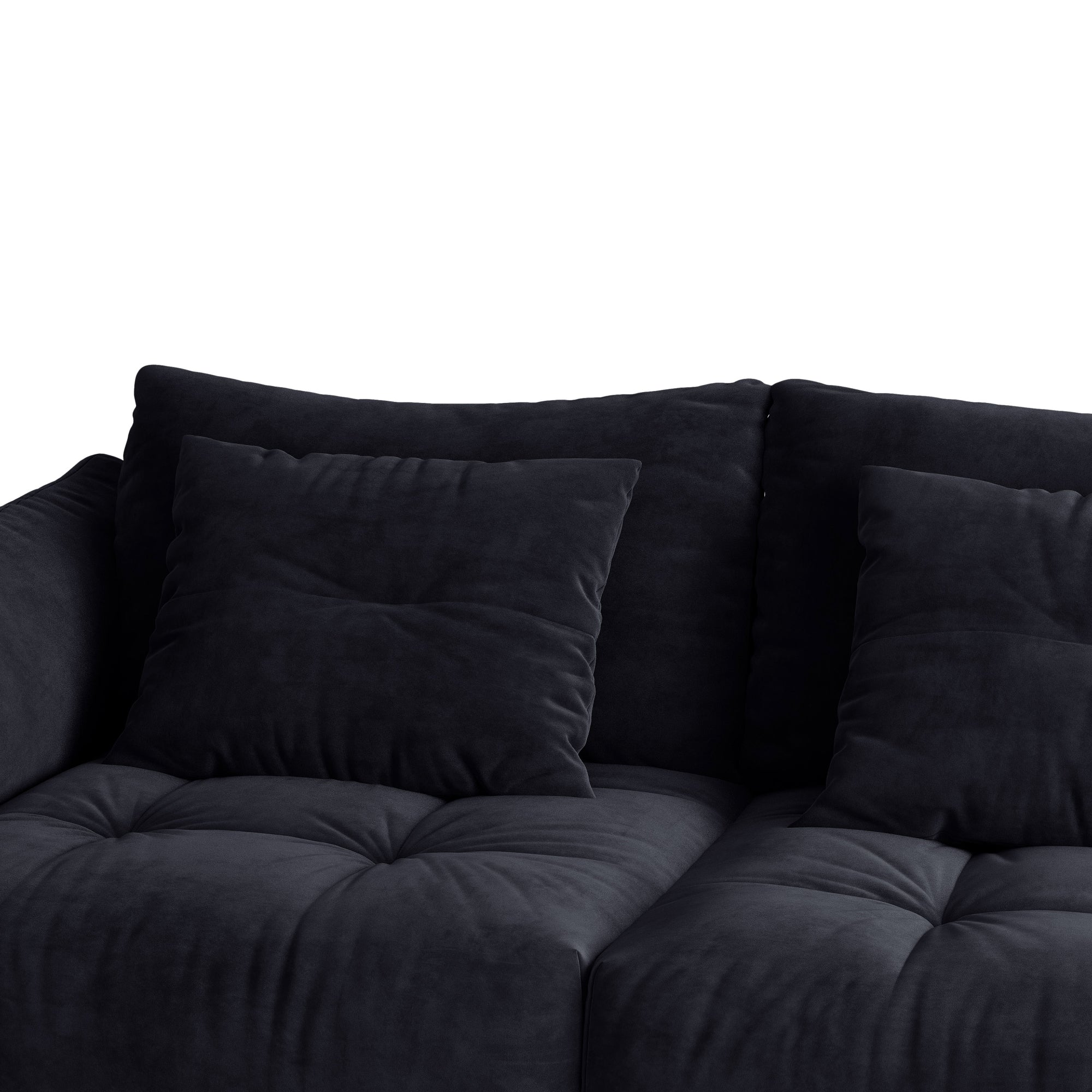 Kavč Bloom 250x108 cm, material: žamet