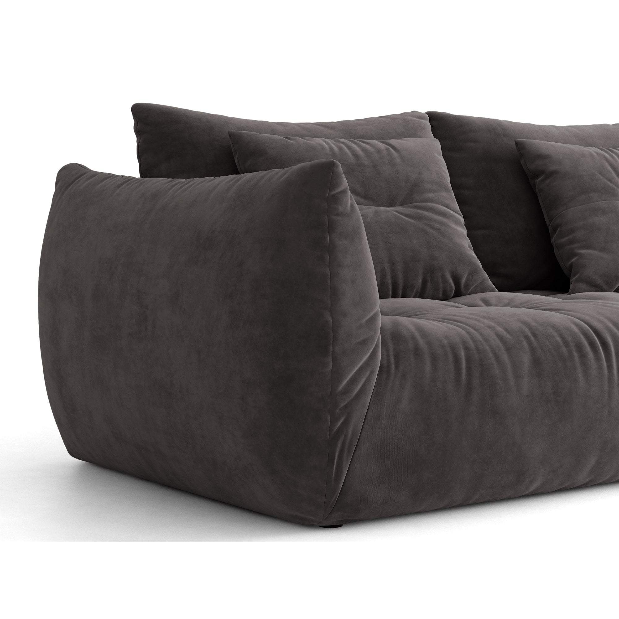 Kavč Bloom 250x108 cm, material: žamet