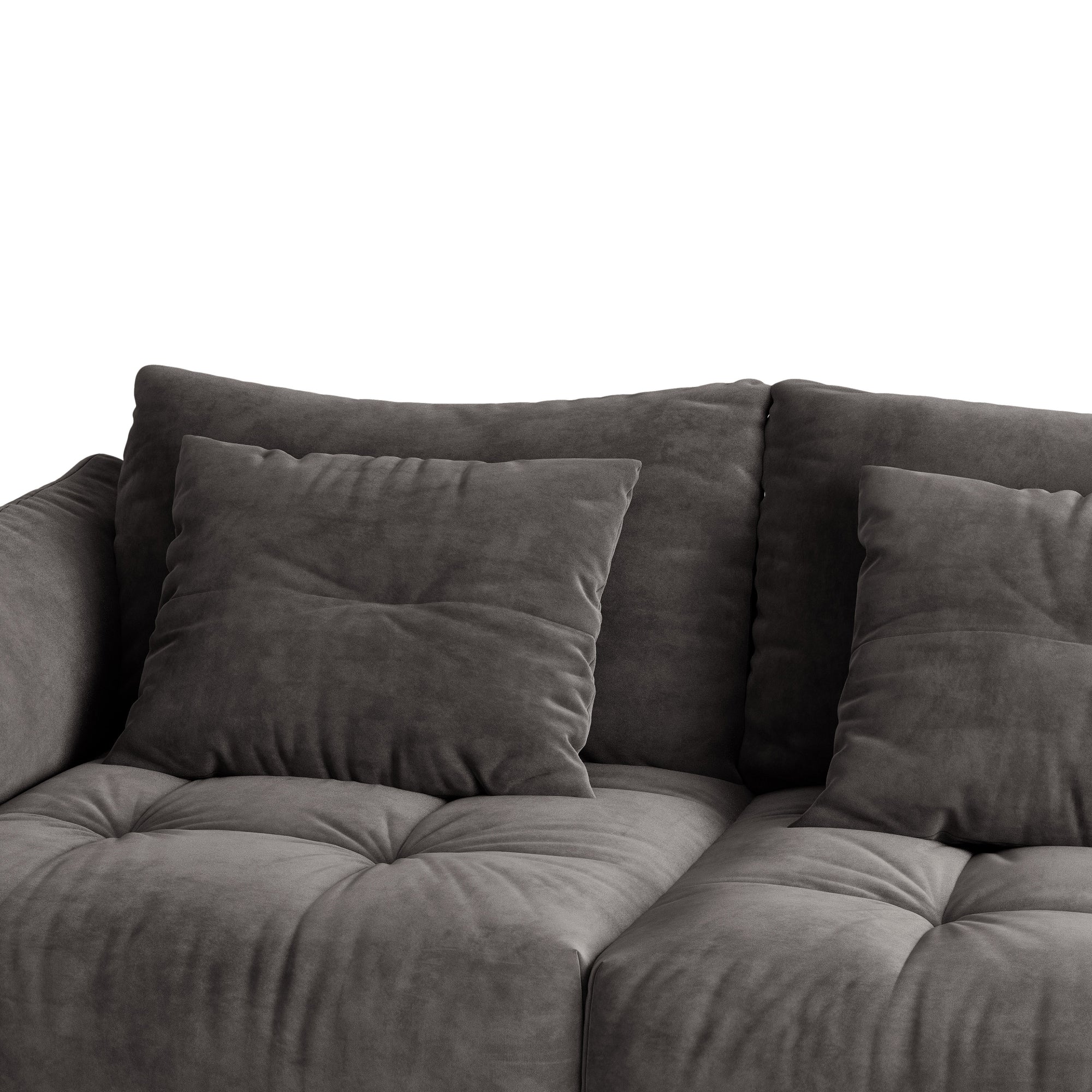 Kavč Bloom 250x108 cm, material: žamet