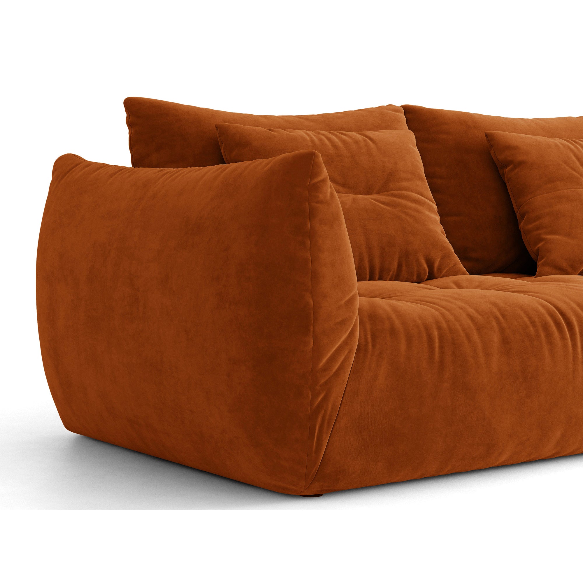 Kavč Bloom 250x108 cm, material: žamet