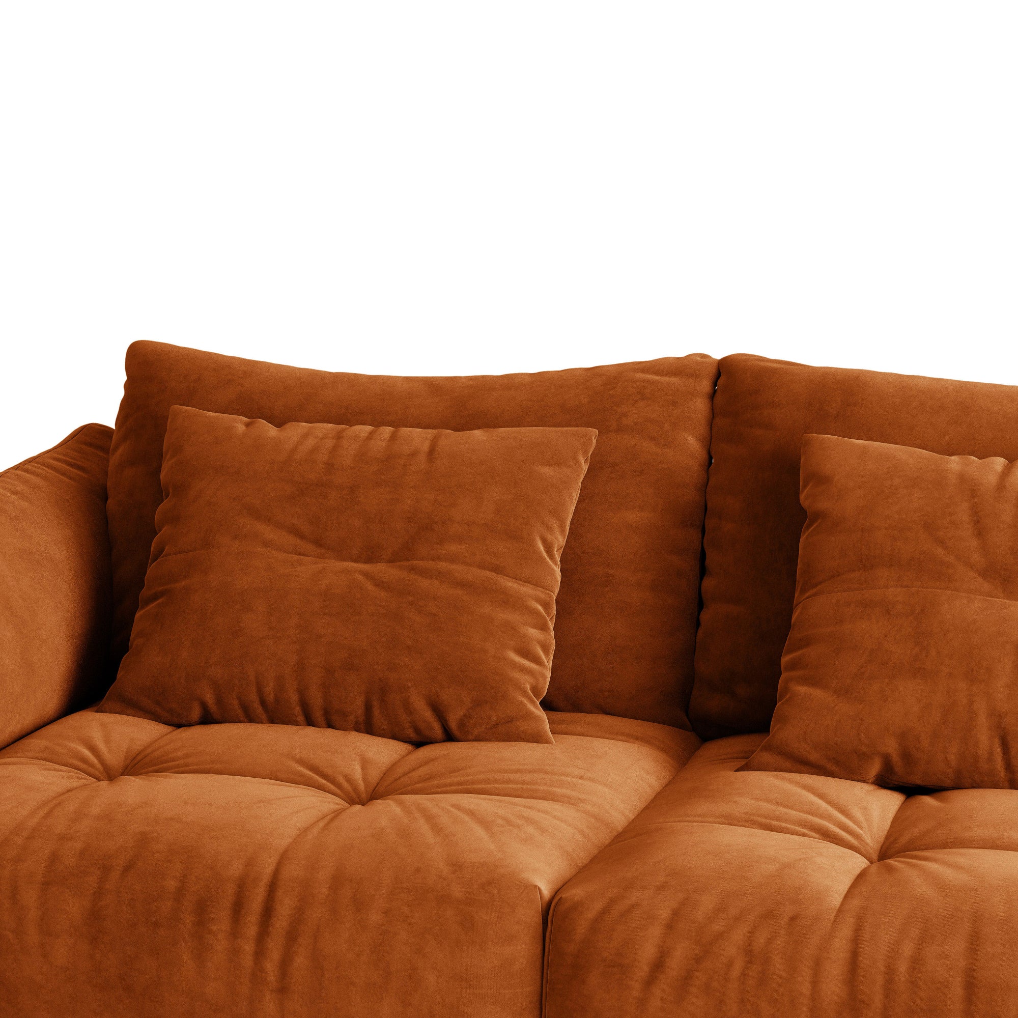 Kavč Bloom 250x108 cm, material: žamet
