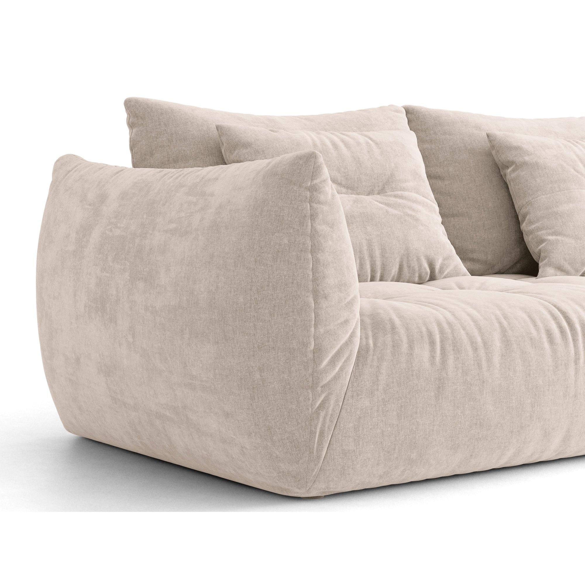 Kavč Bloom 250x108 cm, Material: strukturirana tkanina