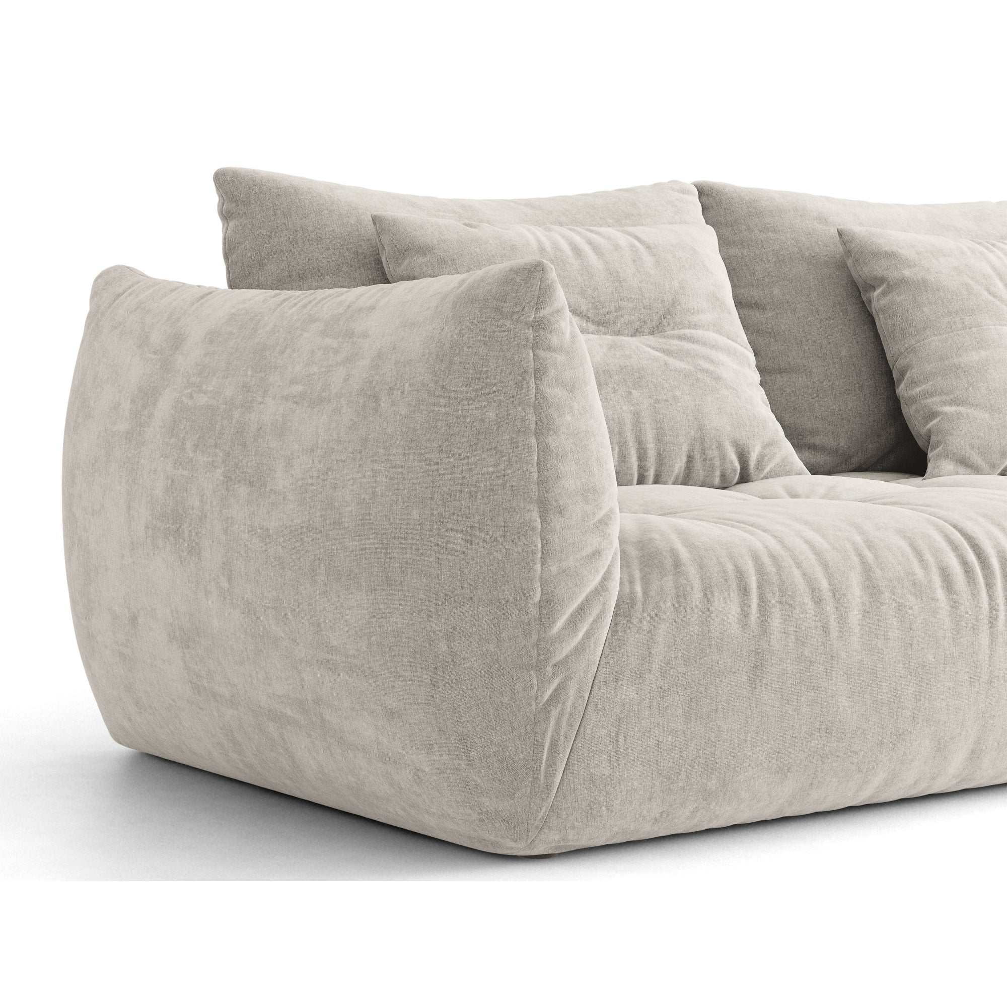 Kavč Bloom 250x108 cm, Material: strukturirana tkanina