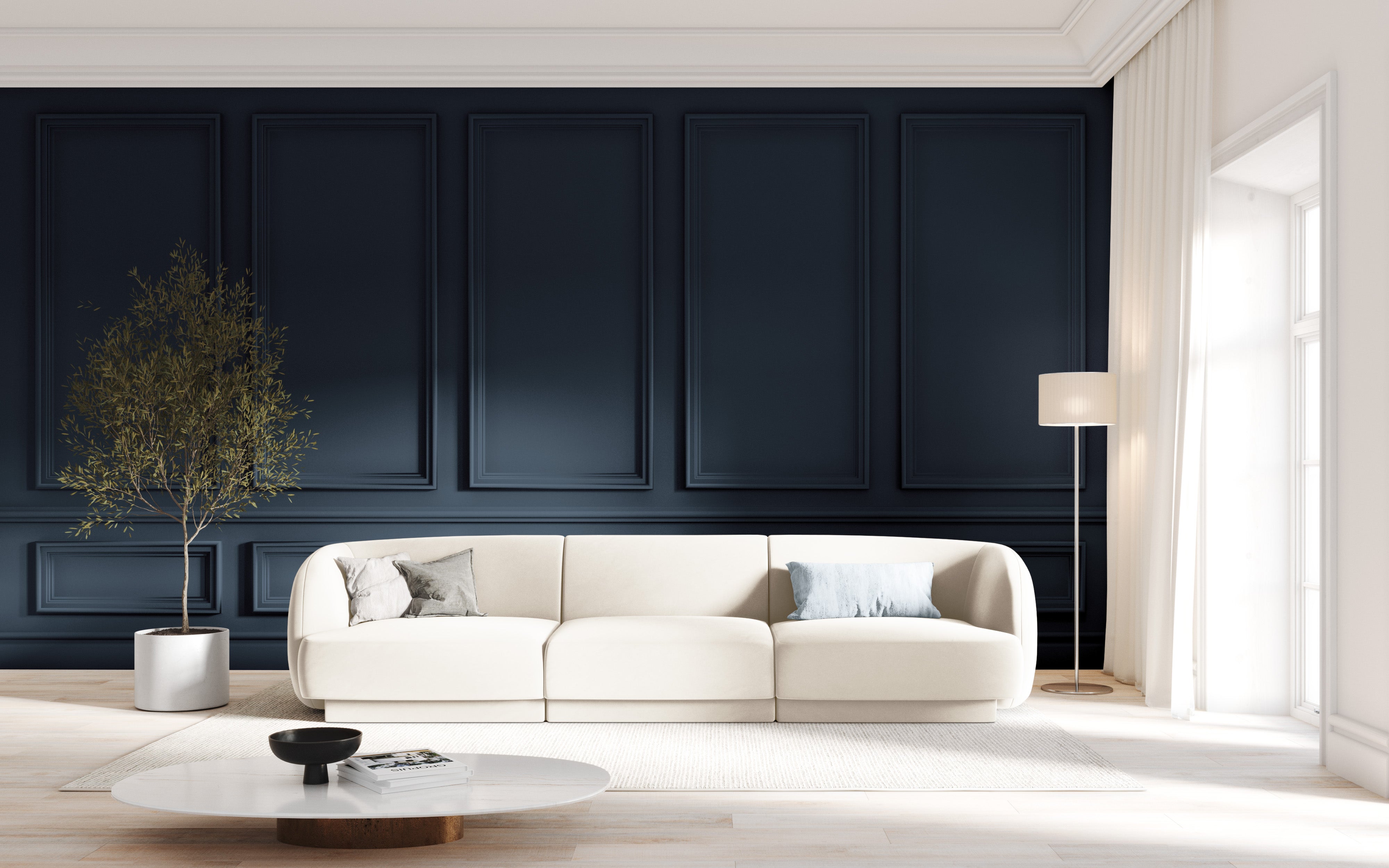 Sofa Miley 255x90cm, Material: žamet