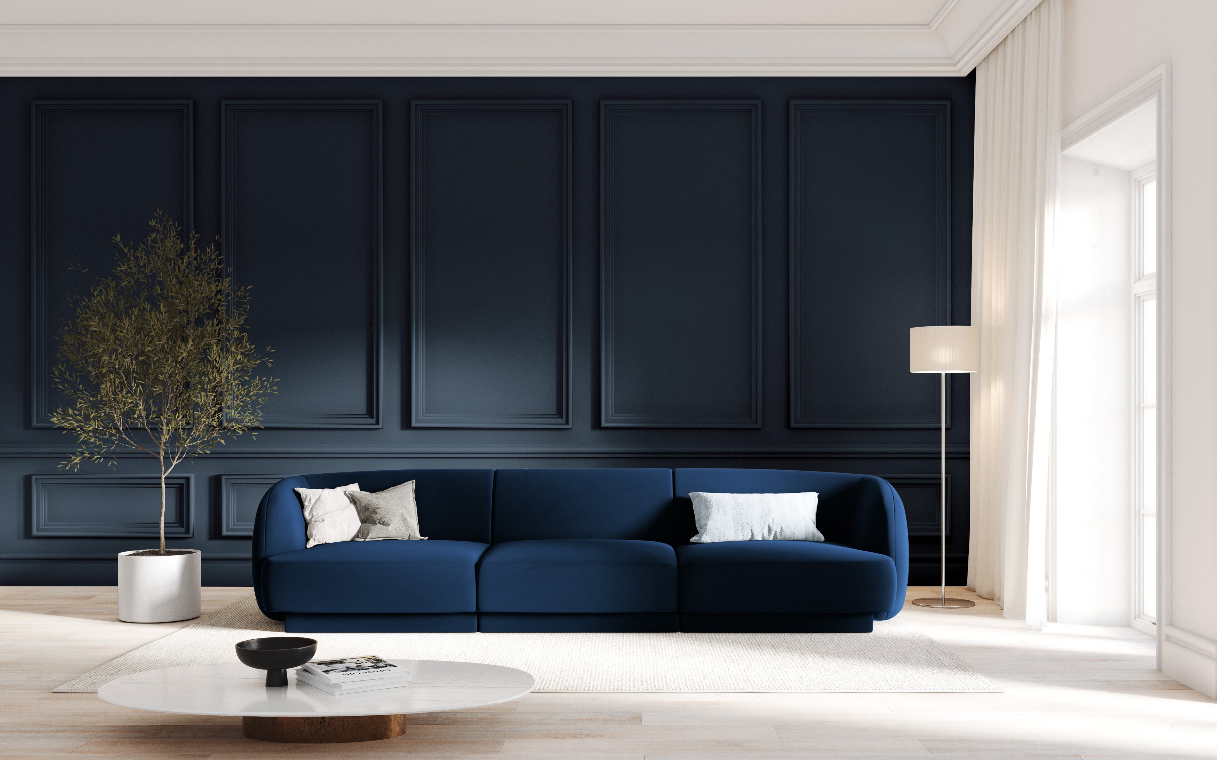 Sofa Miley 255x90cm, Material: žamet
