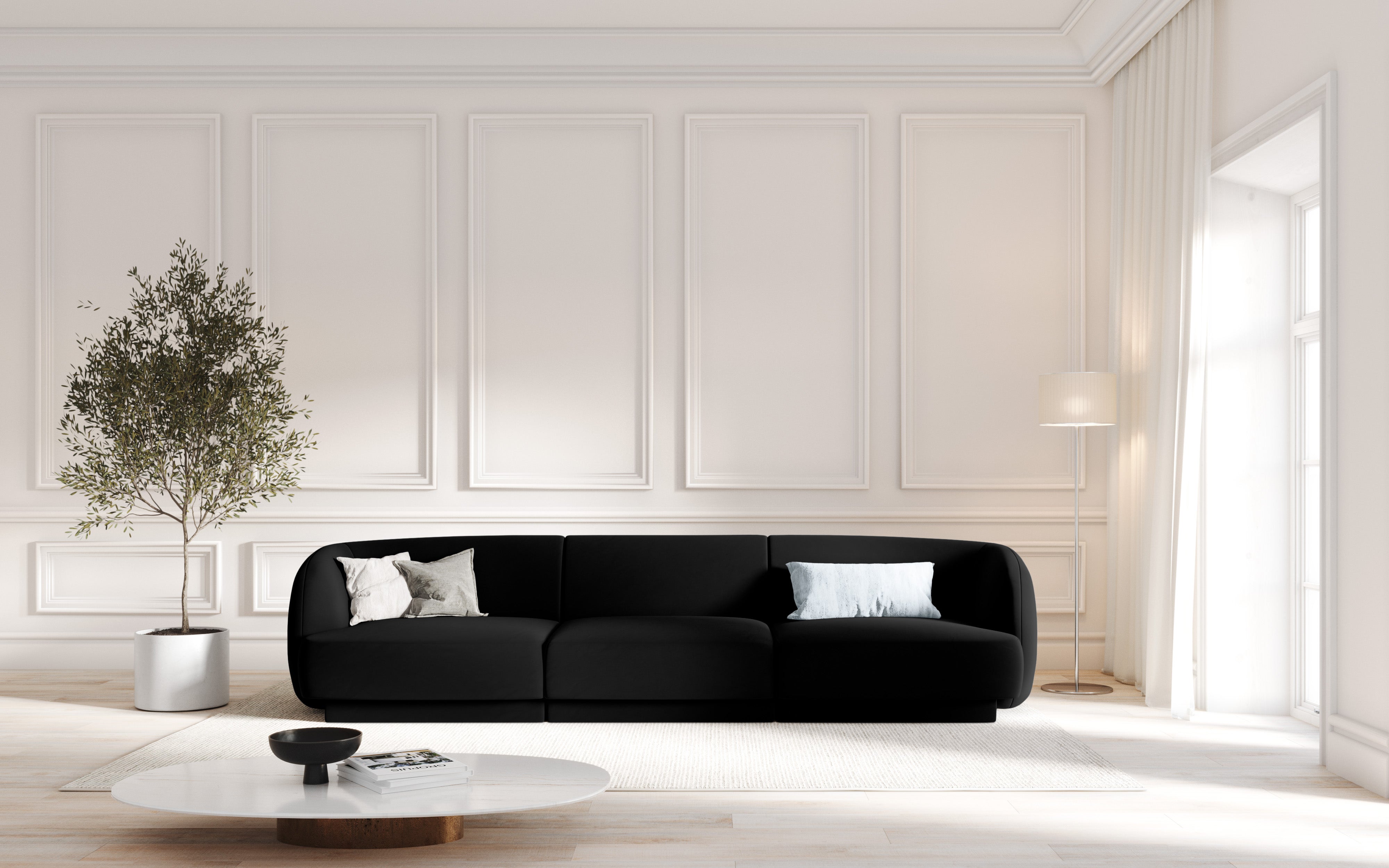 Sofa Miley 255x90cm, Material: žamet