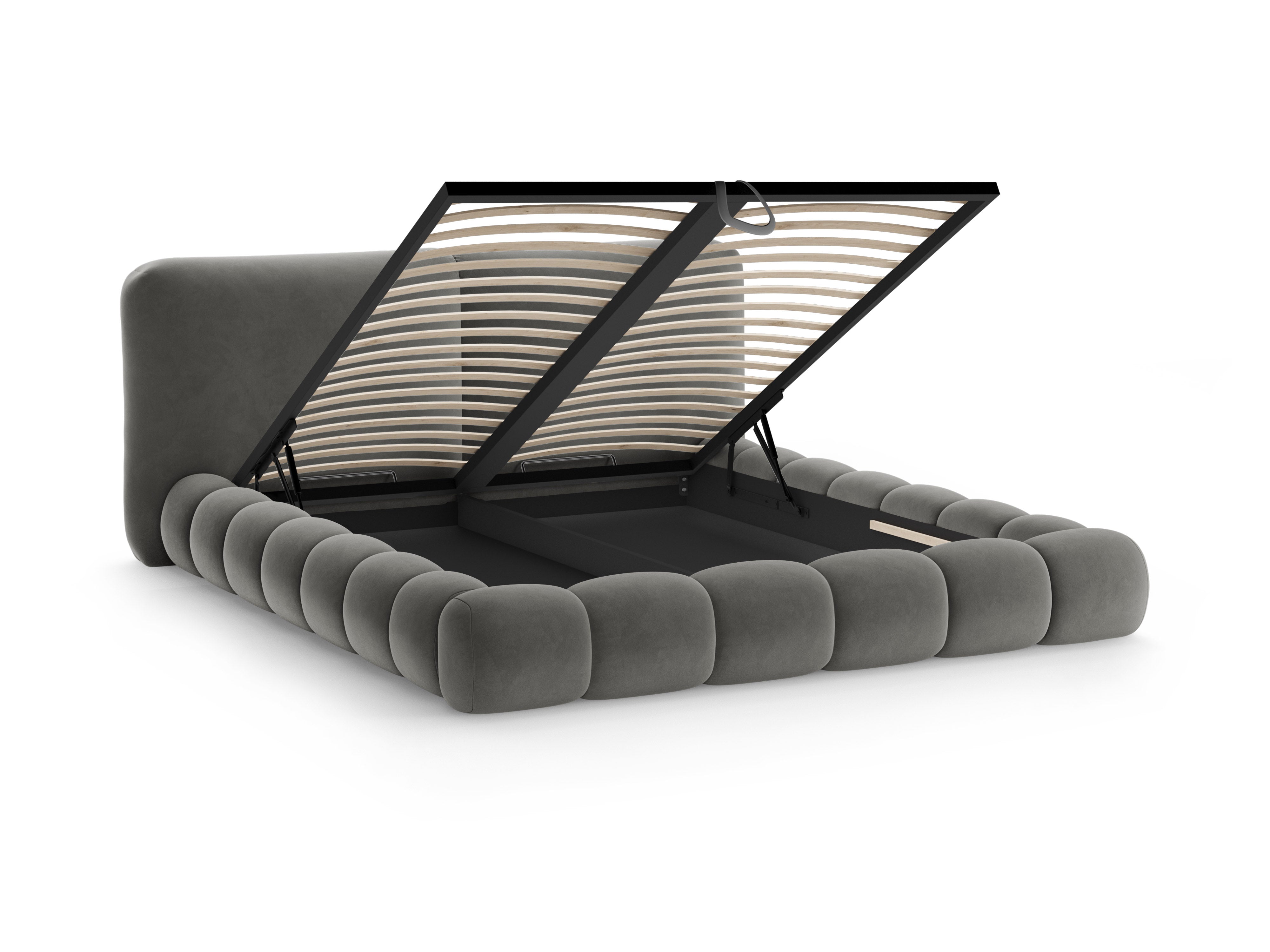 Postelja Solange, Material: Žamet