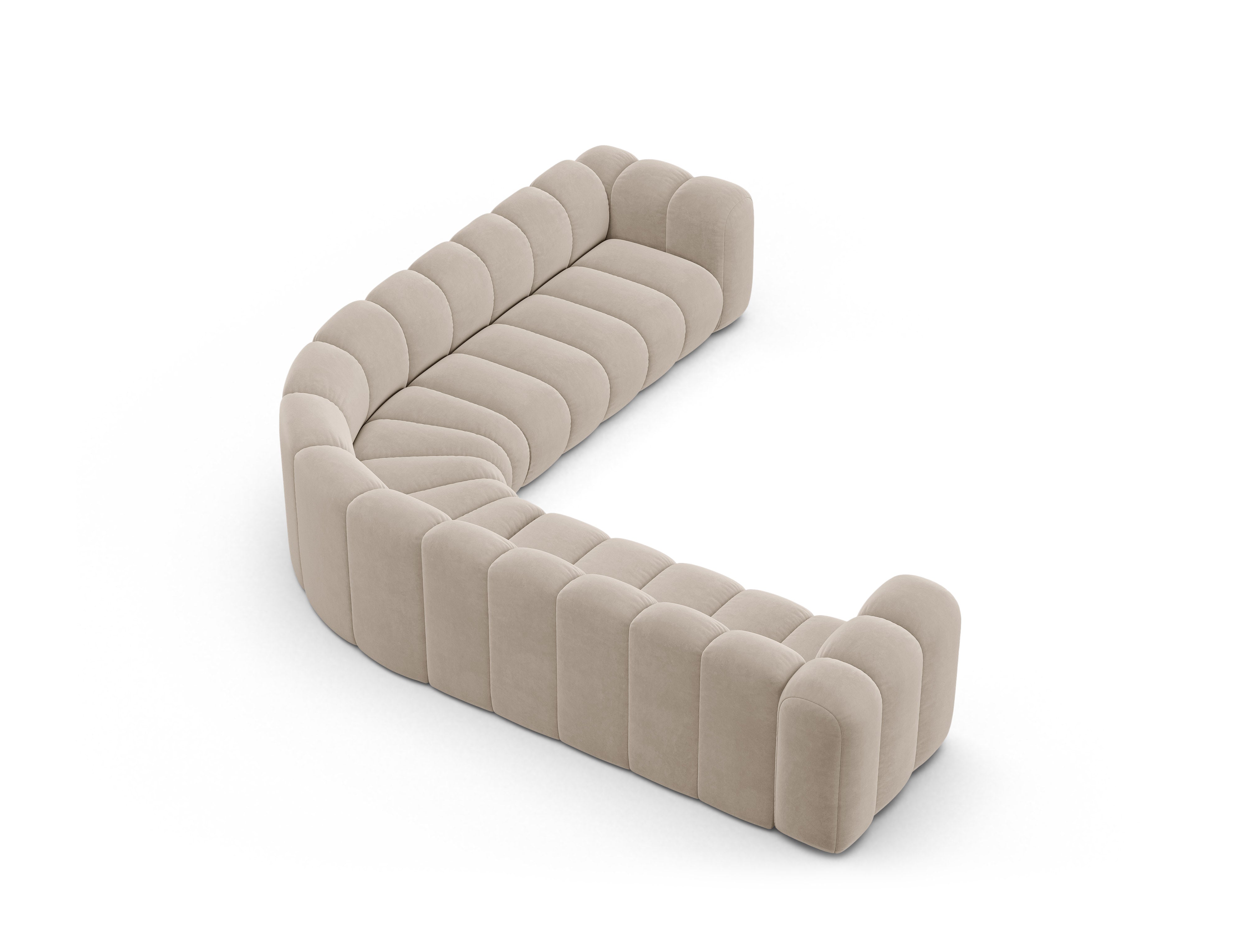 Kotna garnitura Lupine 309x309 cm, Material: žamet