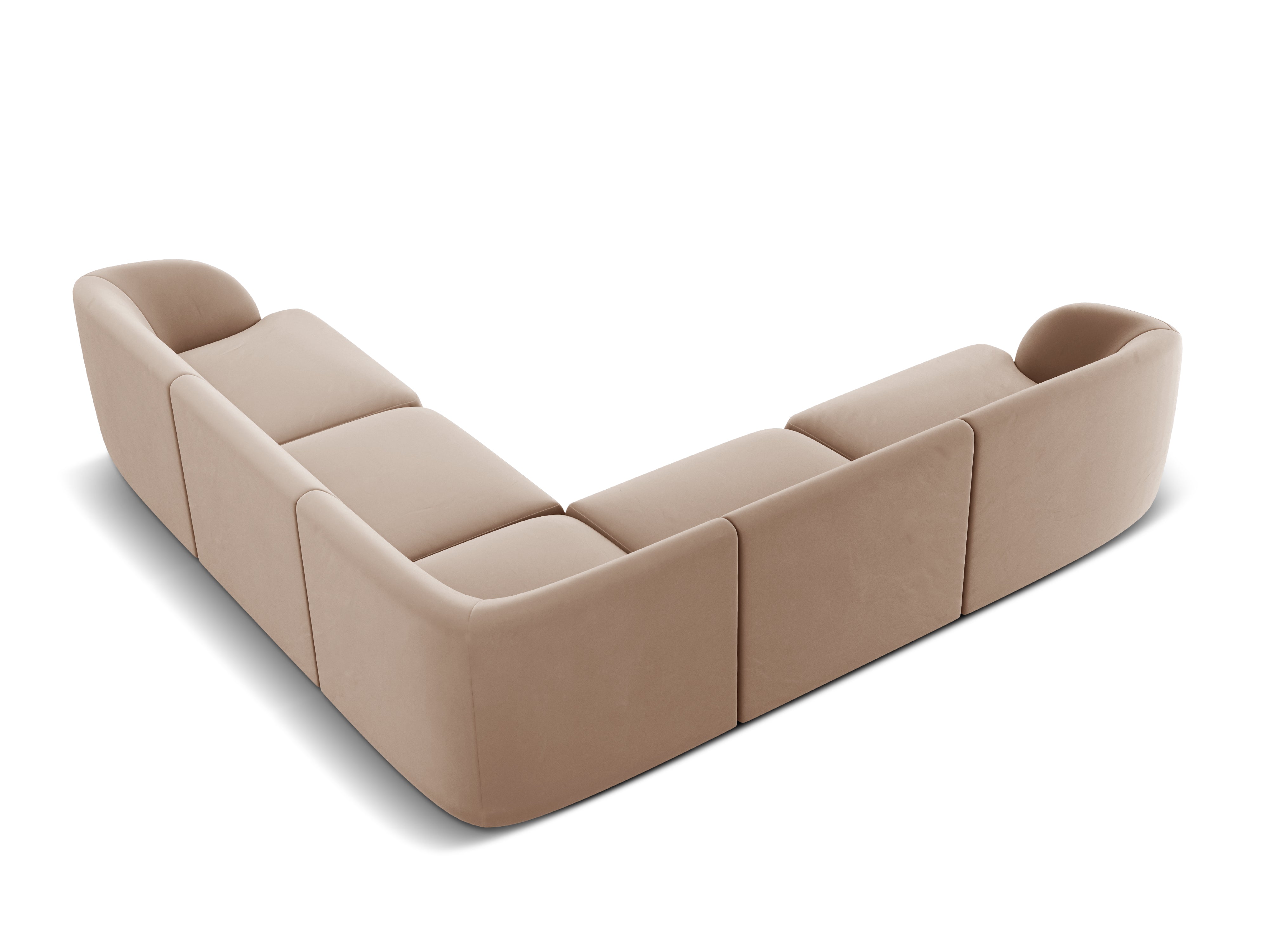 Kotna garnitura Miley 255x255 cm, Material: žamet