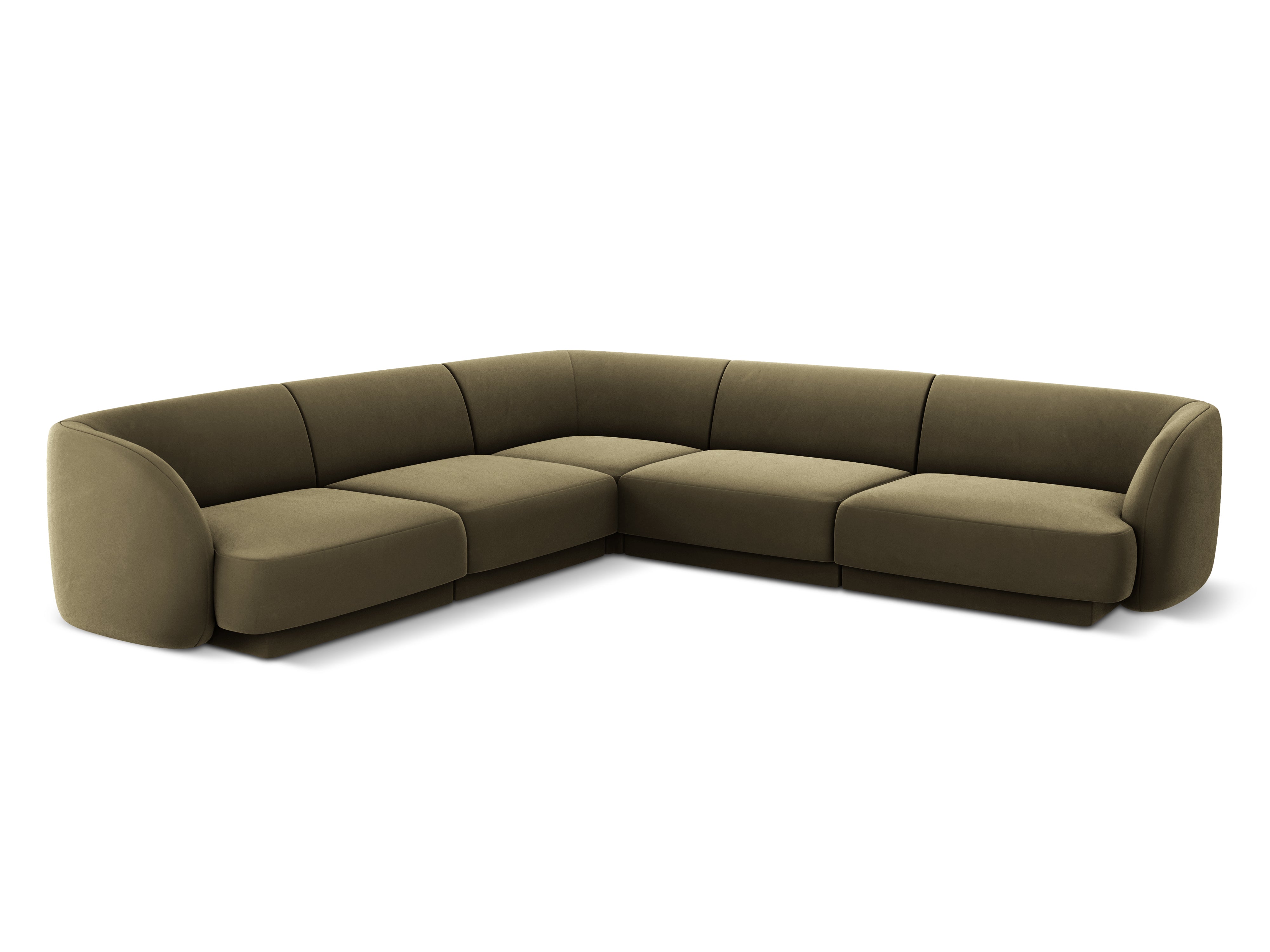 Kotna garnitura Miley 255x255 cm, Material: žamet
