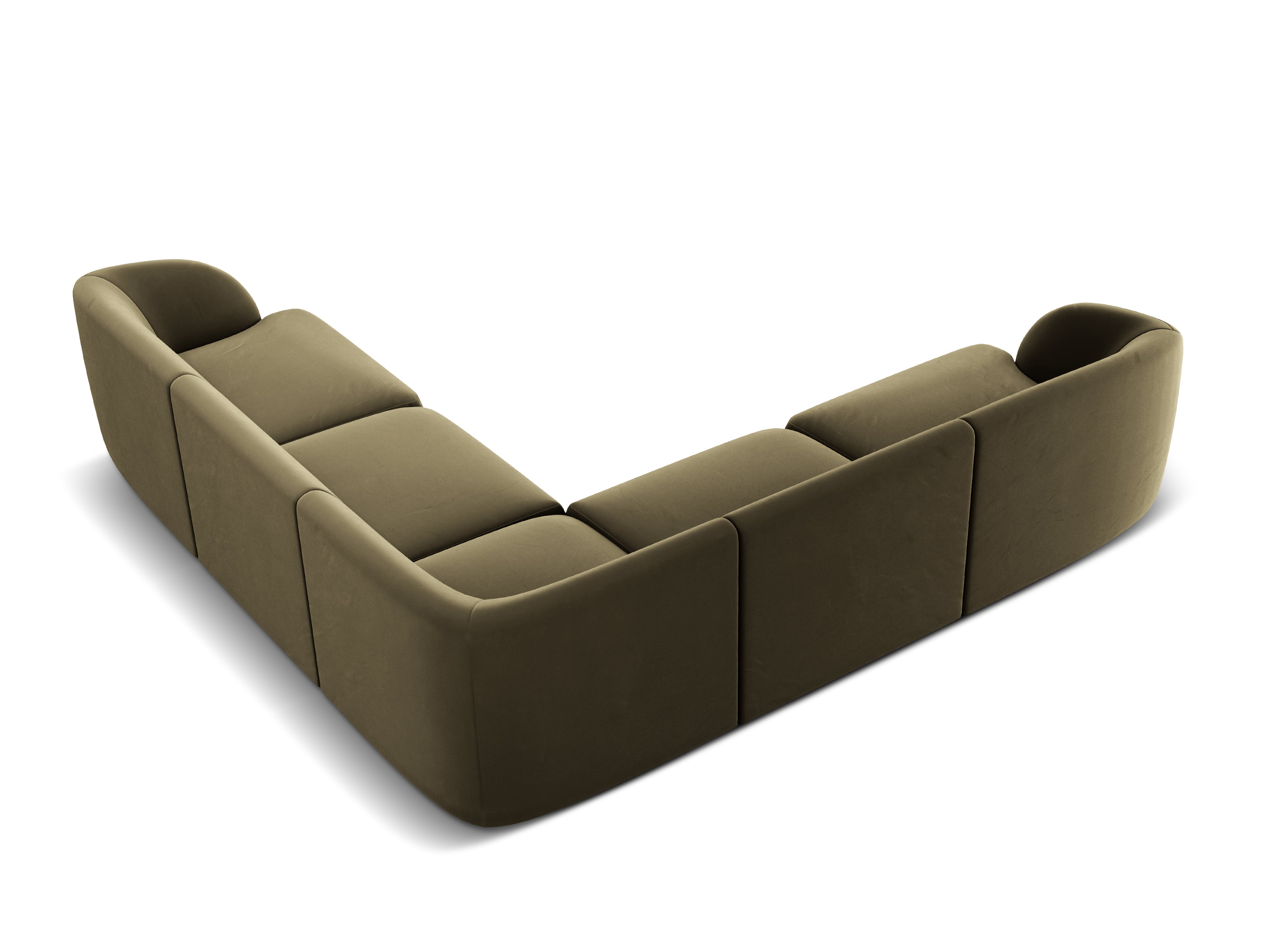 Kotna garnitura Miley 255x255 cm, Material: žamet