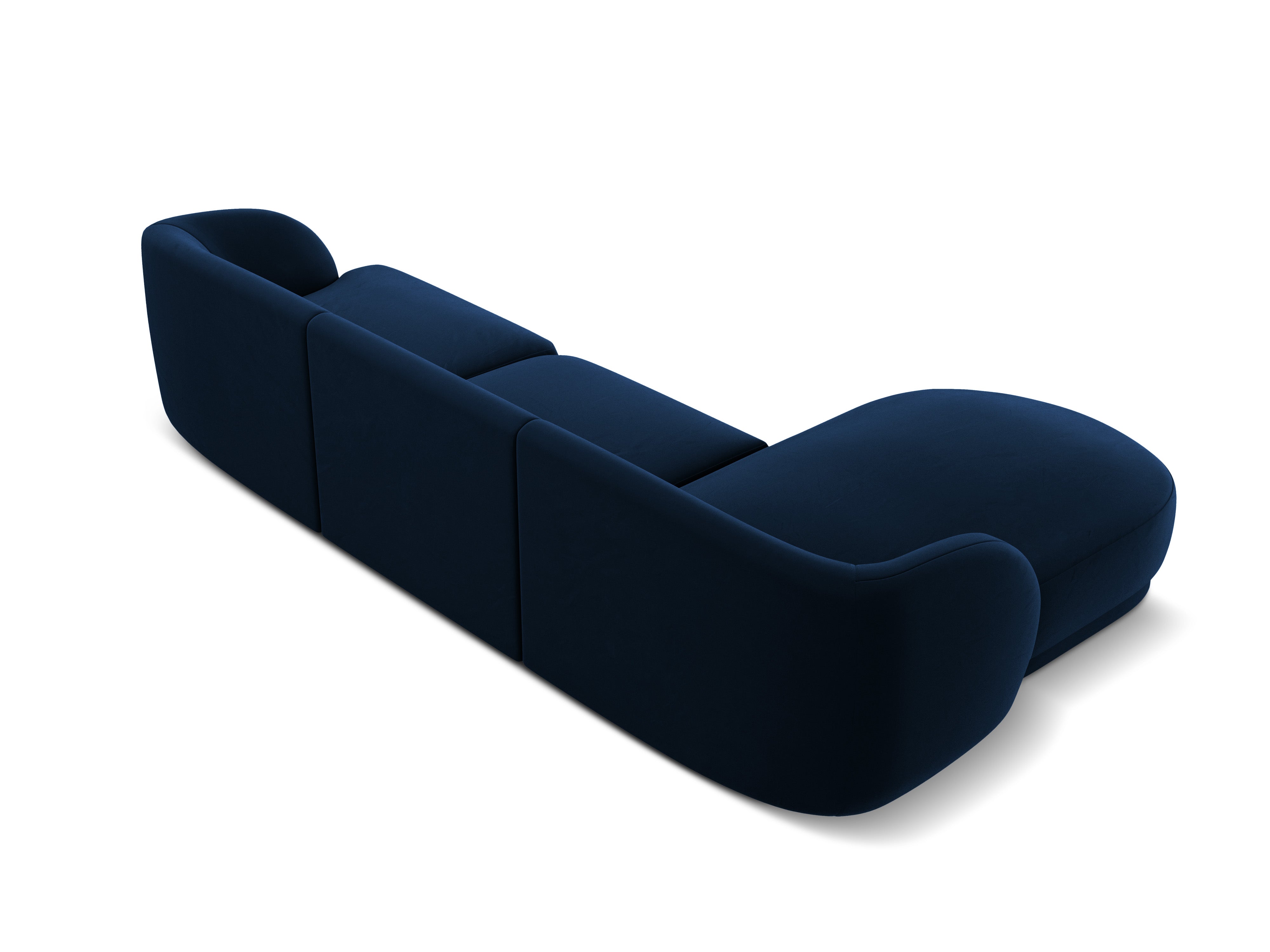 Kotna sedežna garnitura Miley 255x165cm, Material: žamet