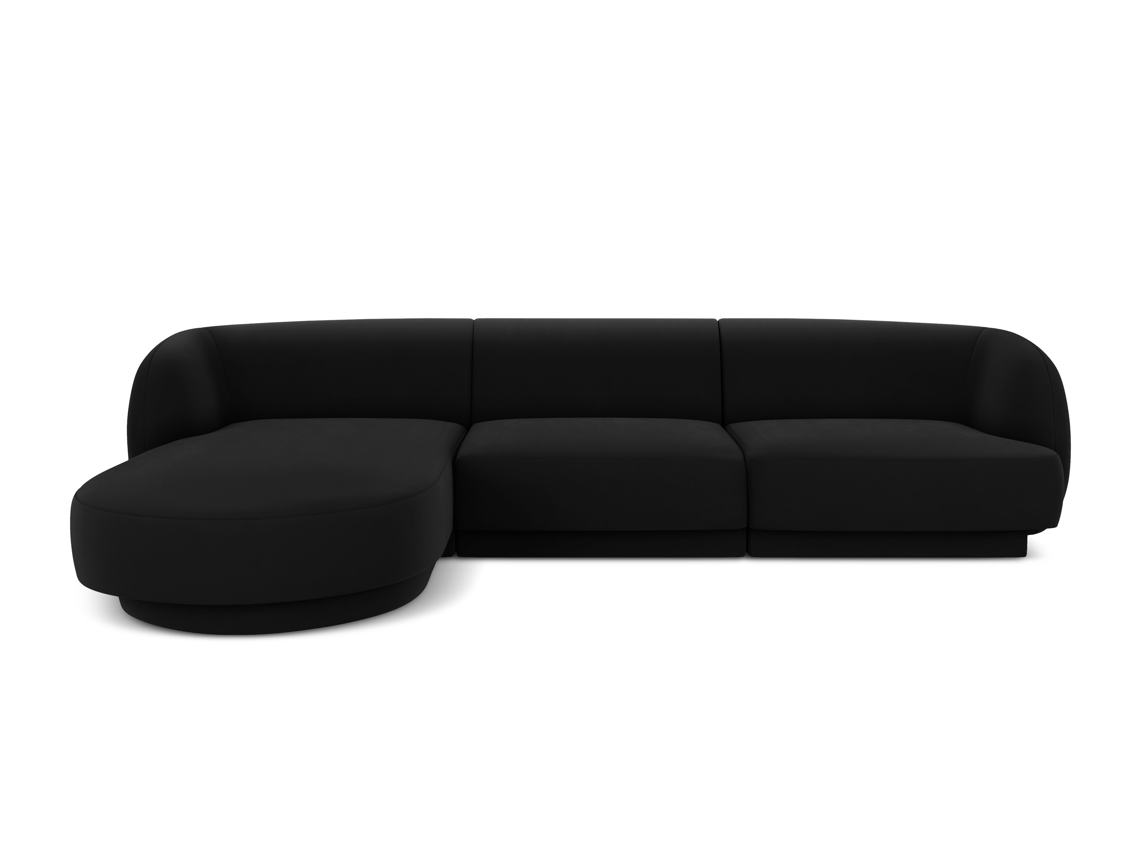 Kotna sedežna garnitura Miley 255x165cm, Material: žamet