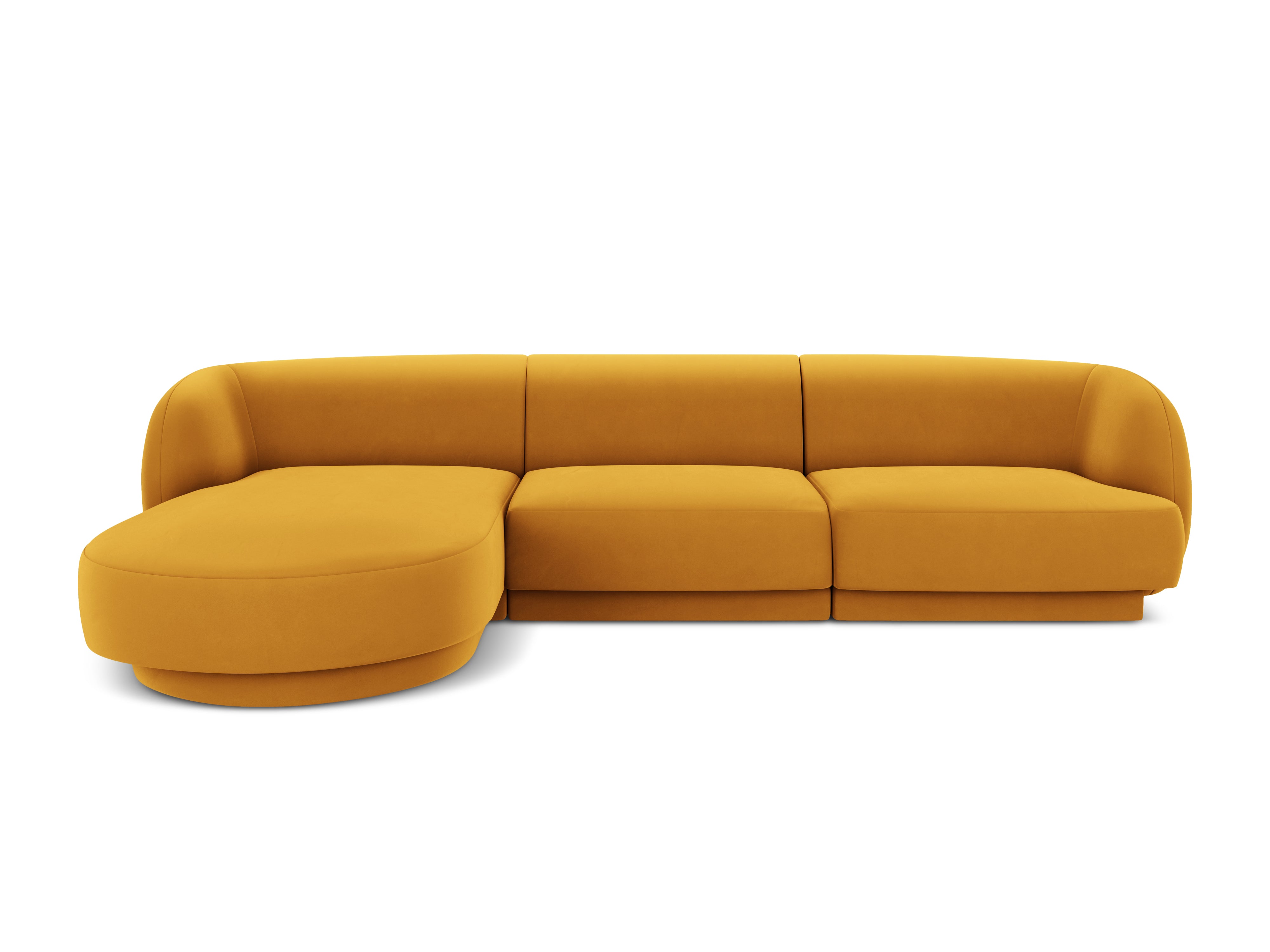 Kotna sedežna garnitura Miley 255x165cm, Material: žamet