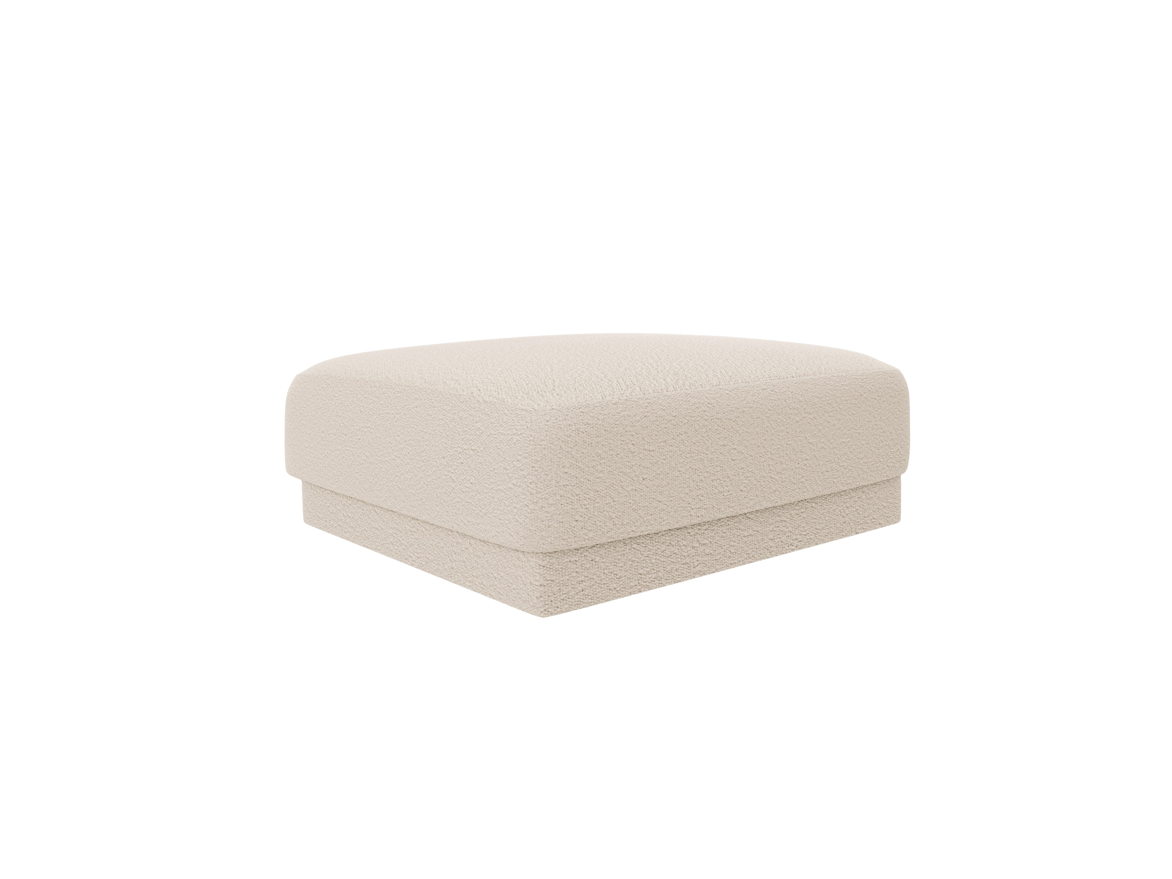 Miley taburet 90x90cm, Material: bouclé