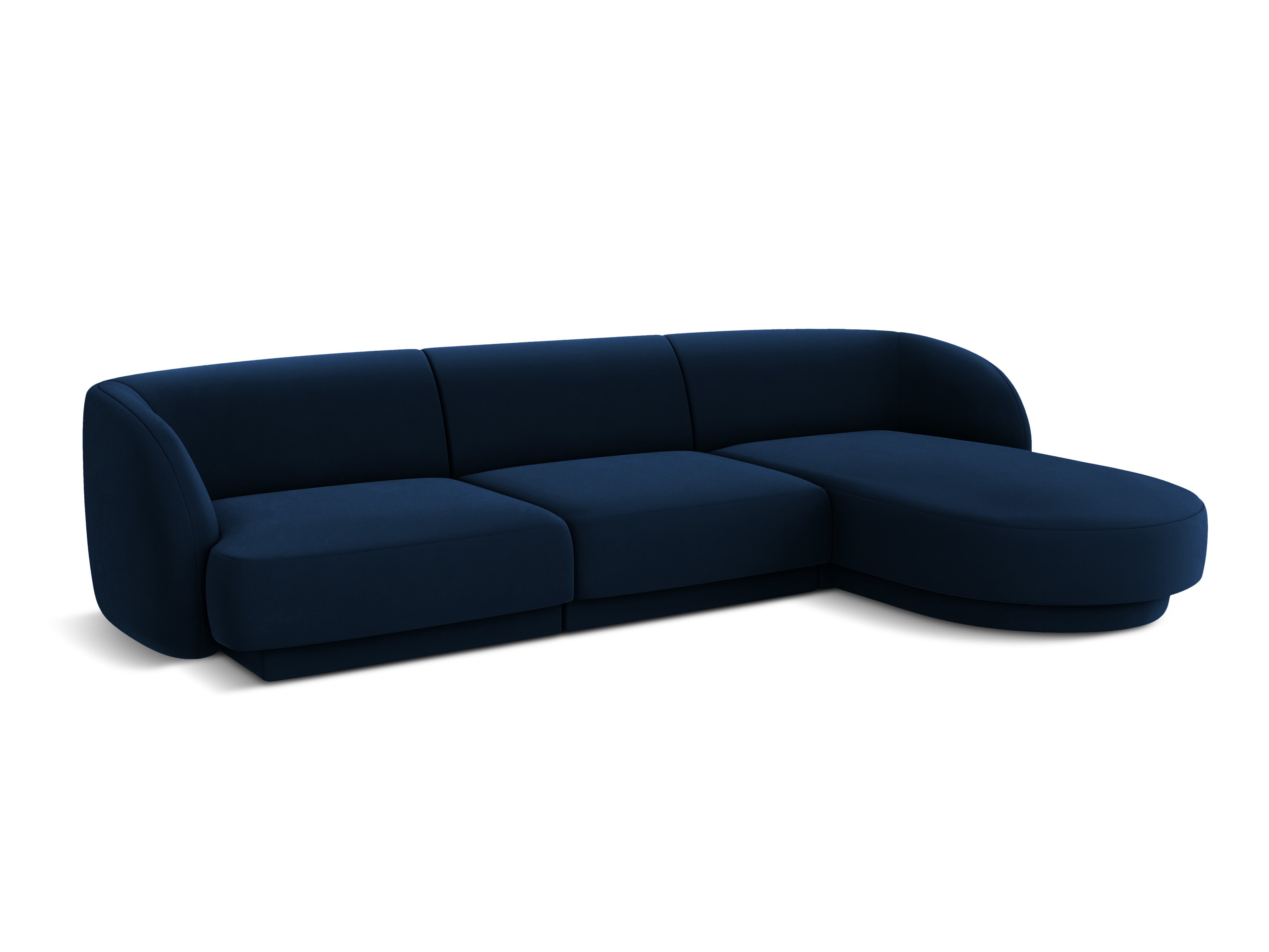 Kotna sedežna garnitura Miley 255x165cm, Material: žamet