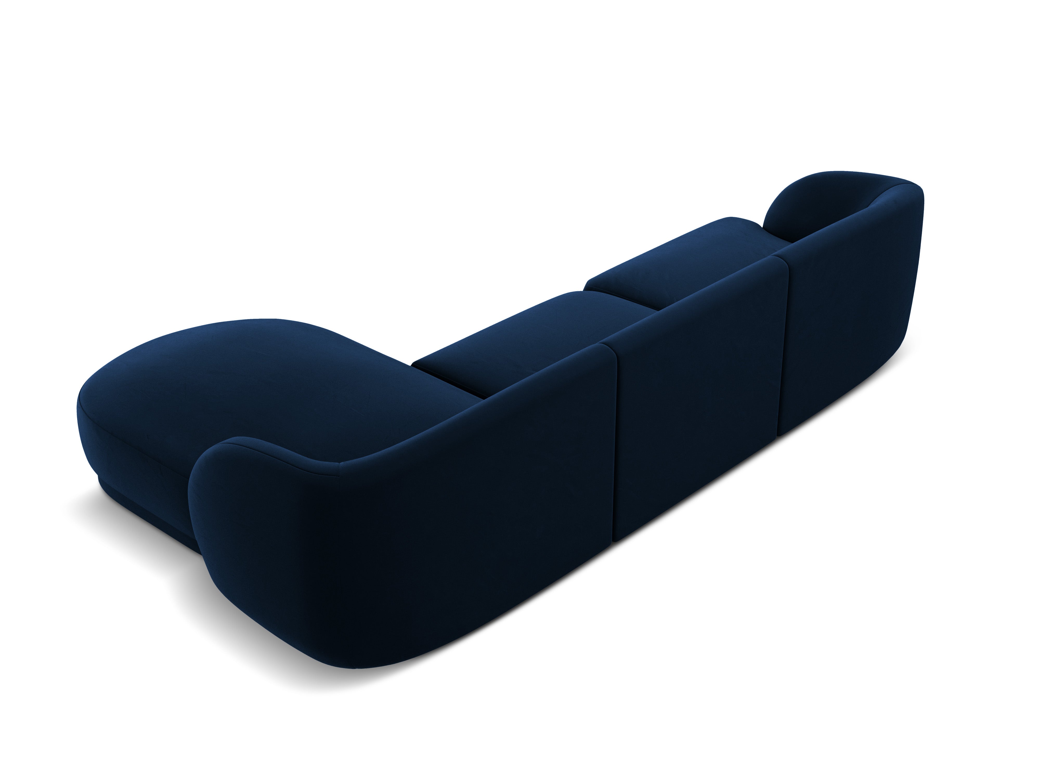 Kotna sedežna garnitura Miley 255x165cm, Material: žamet