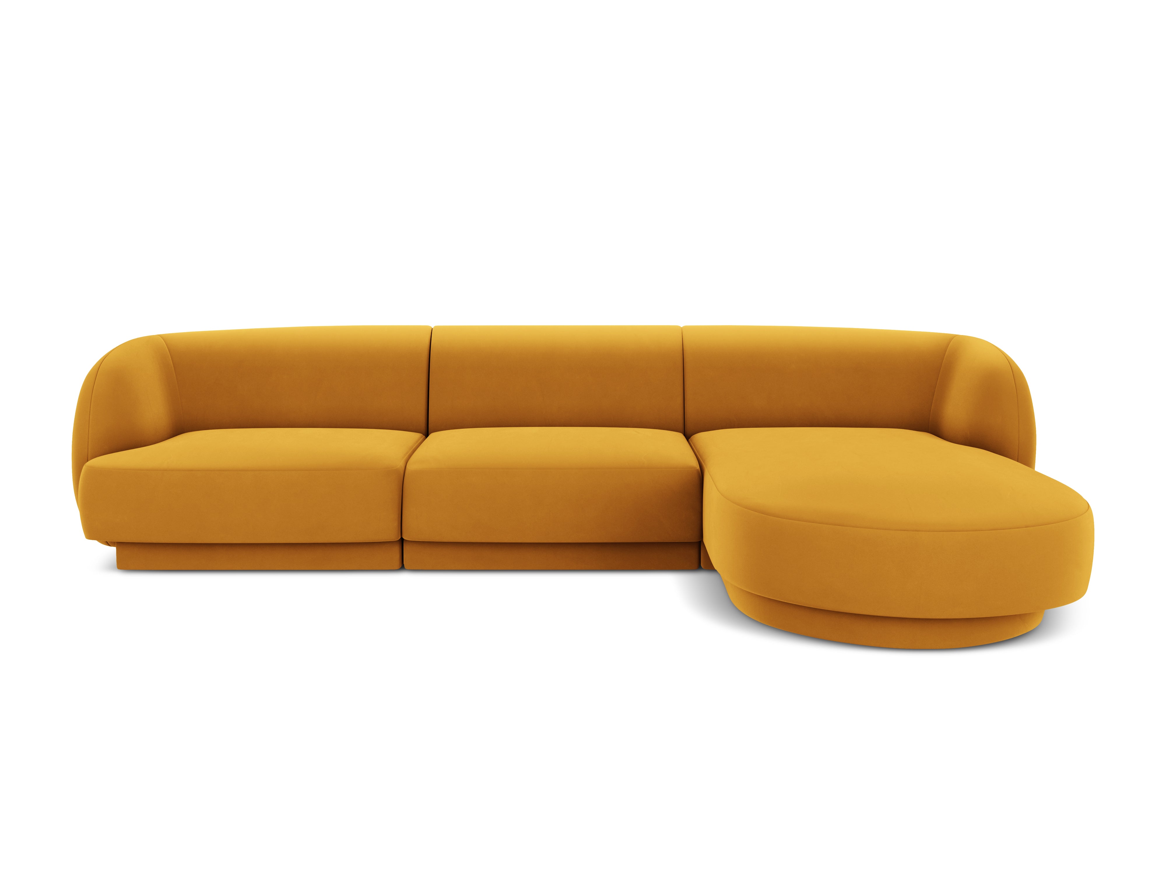 Kotna sedežna garnitura Miley 255x165cm, Material: žamet