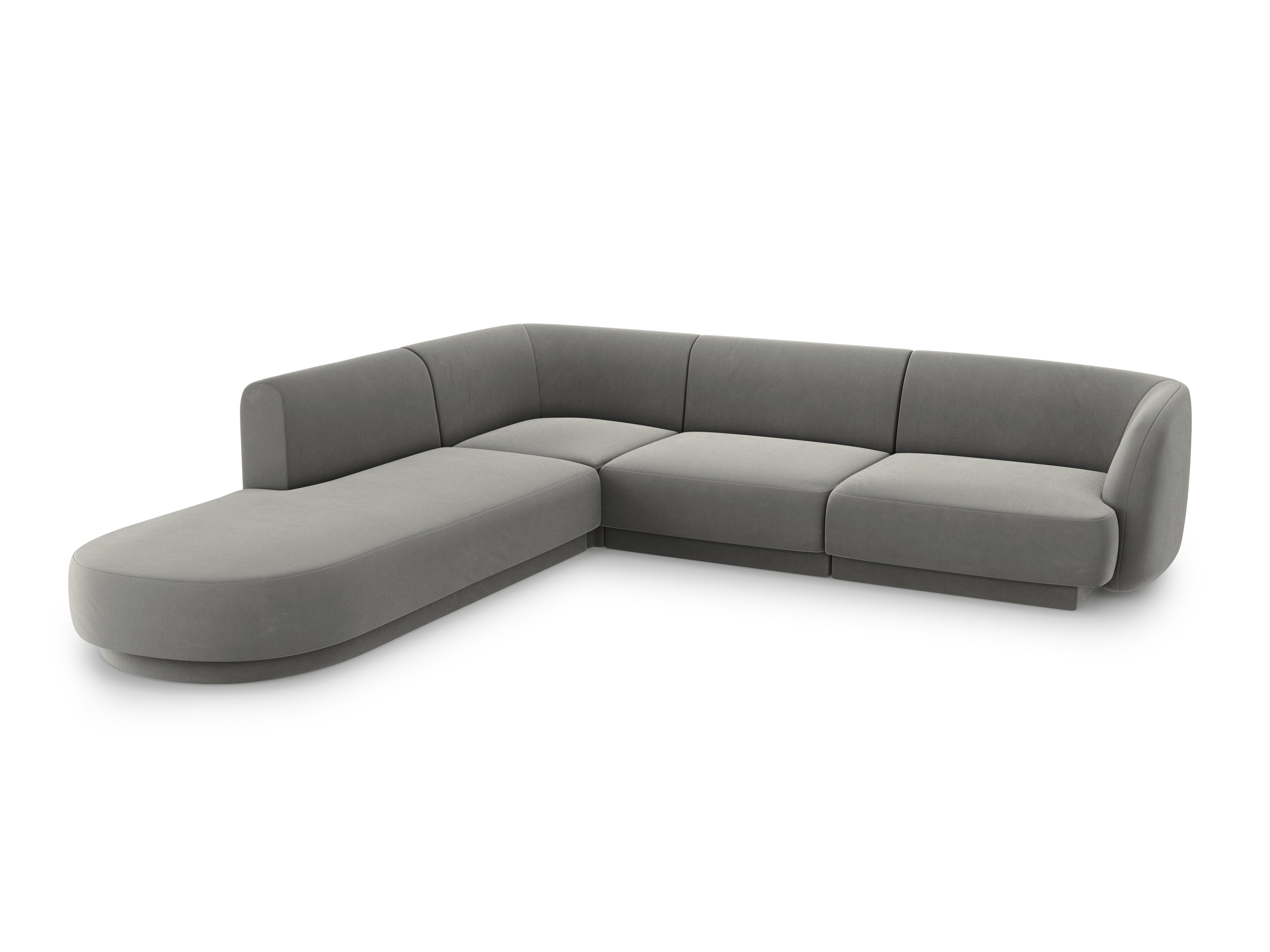 Kotna garnitura Miley 255x248cm, Material: žamet