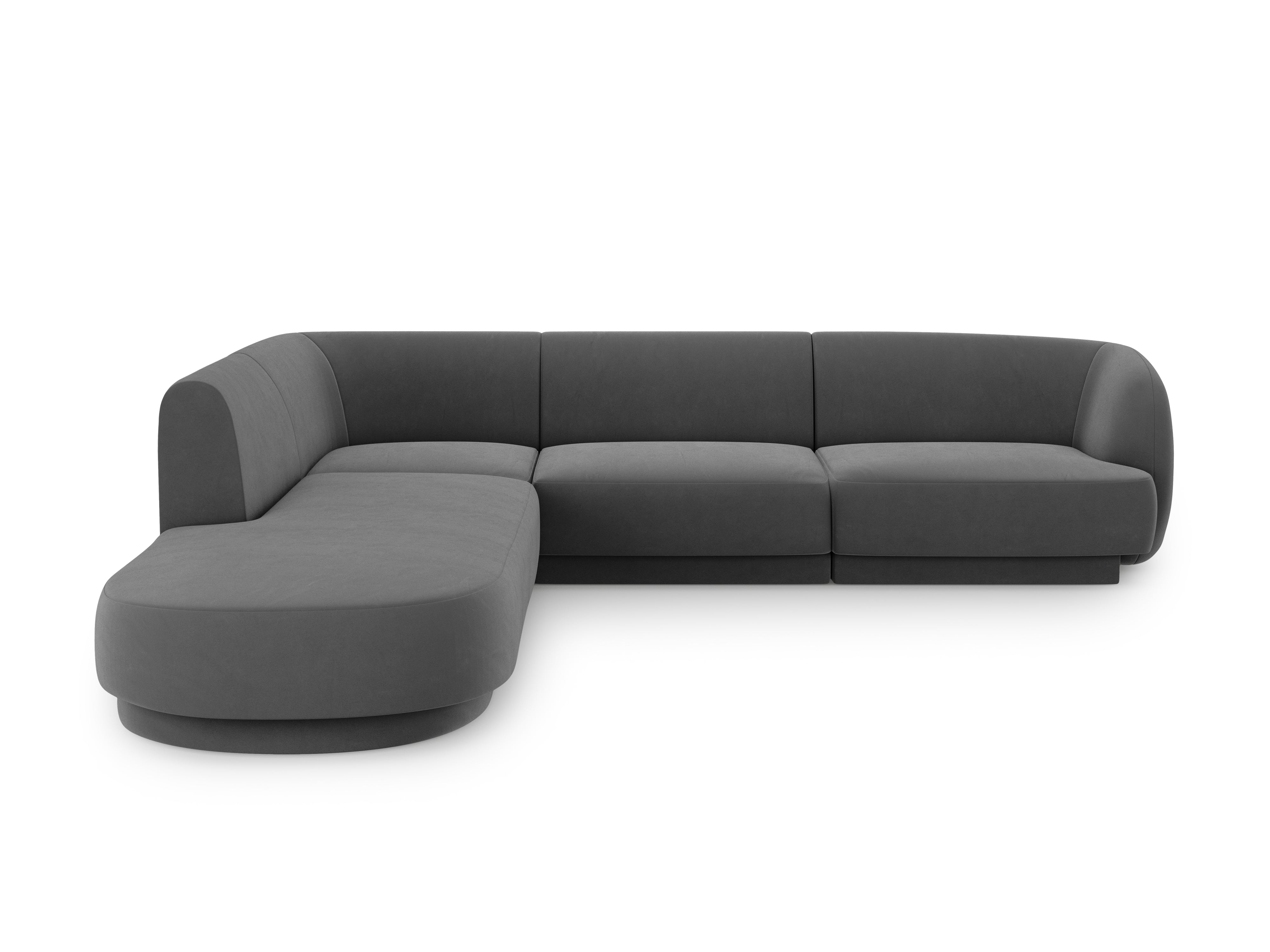 Kotna garnitura Miley 255x248cm, Material: žamet