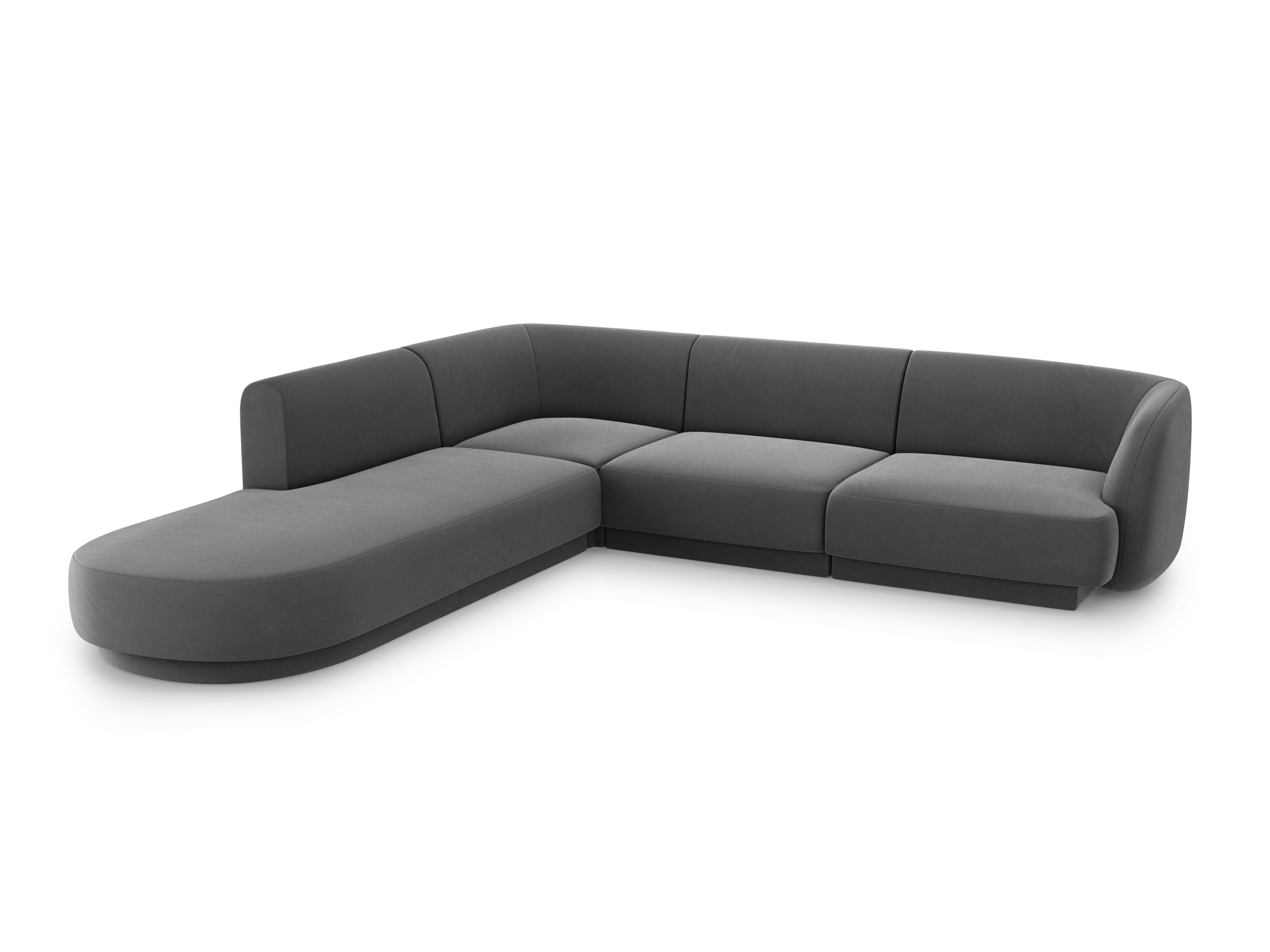 Kotna garnitura Miley 255x248cm, Material: žamet