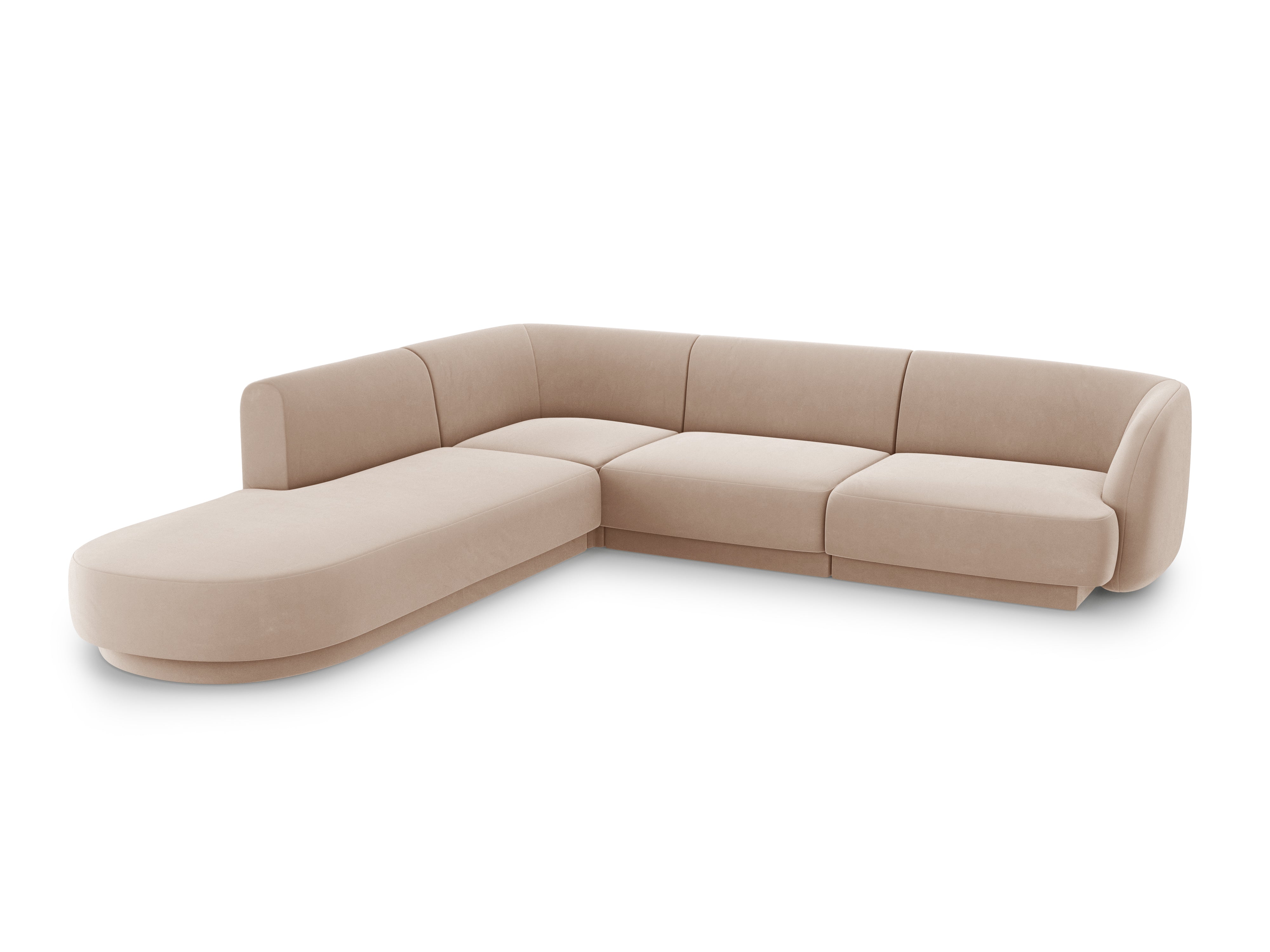 Kotna garnitura Miley 255x248cm, Material: žamet