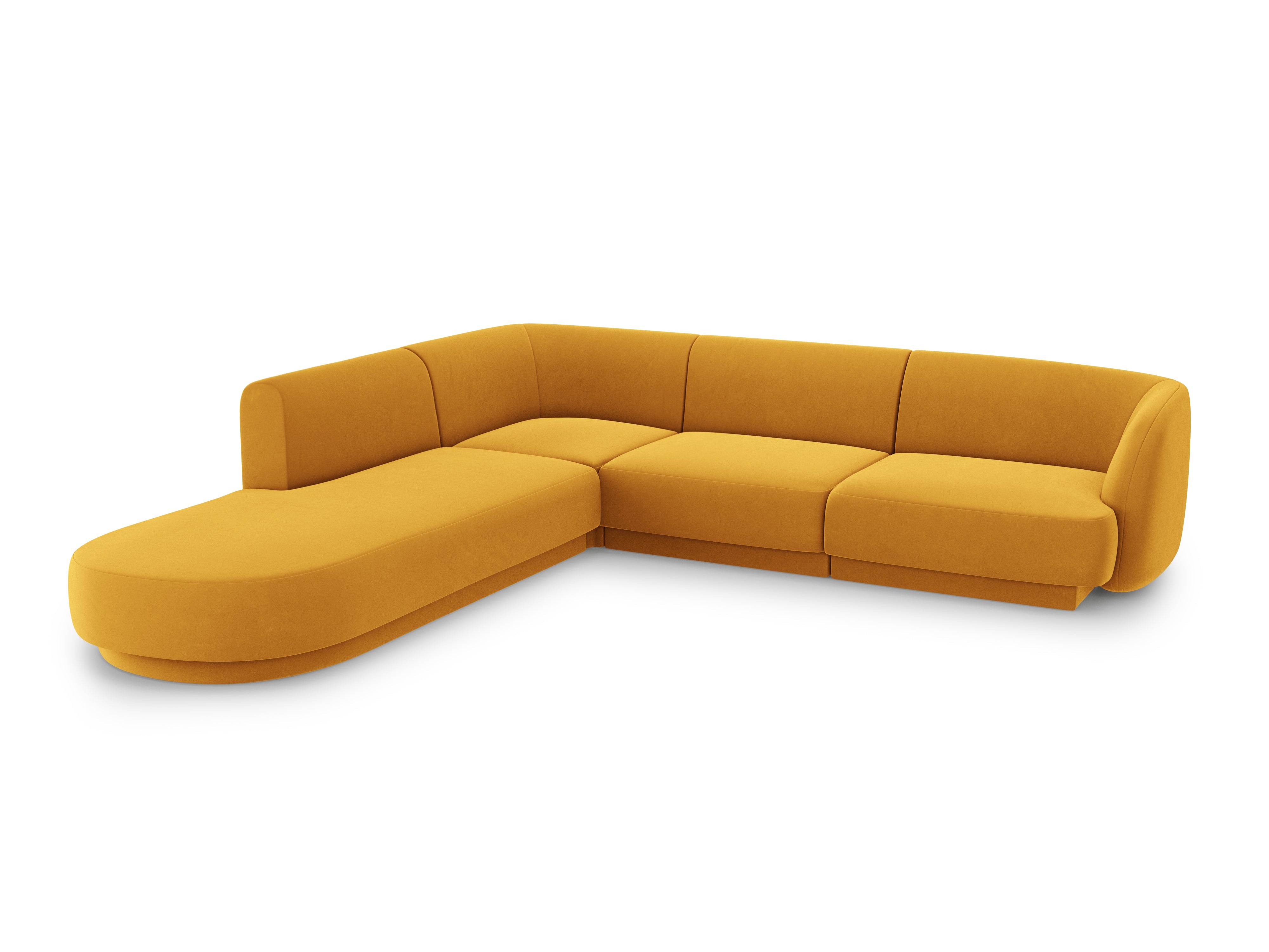 Kotna garnitura Miley 255x248cm, Material: žamet