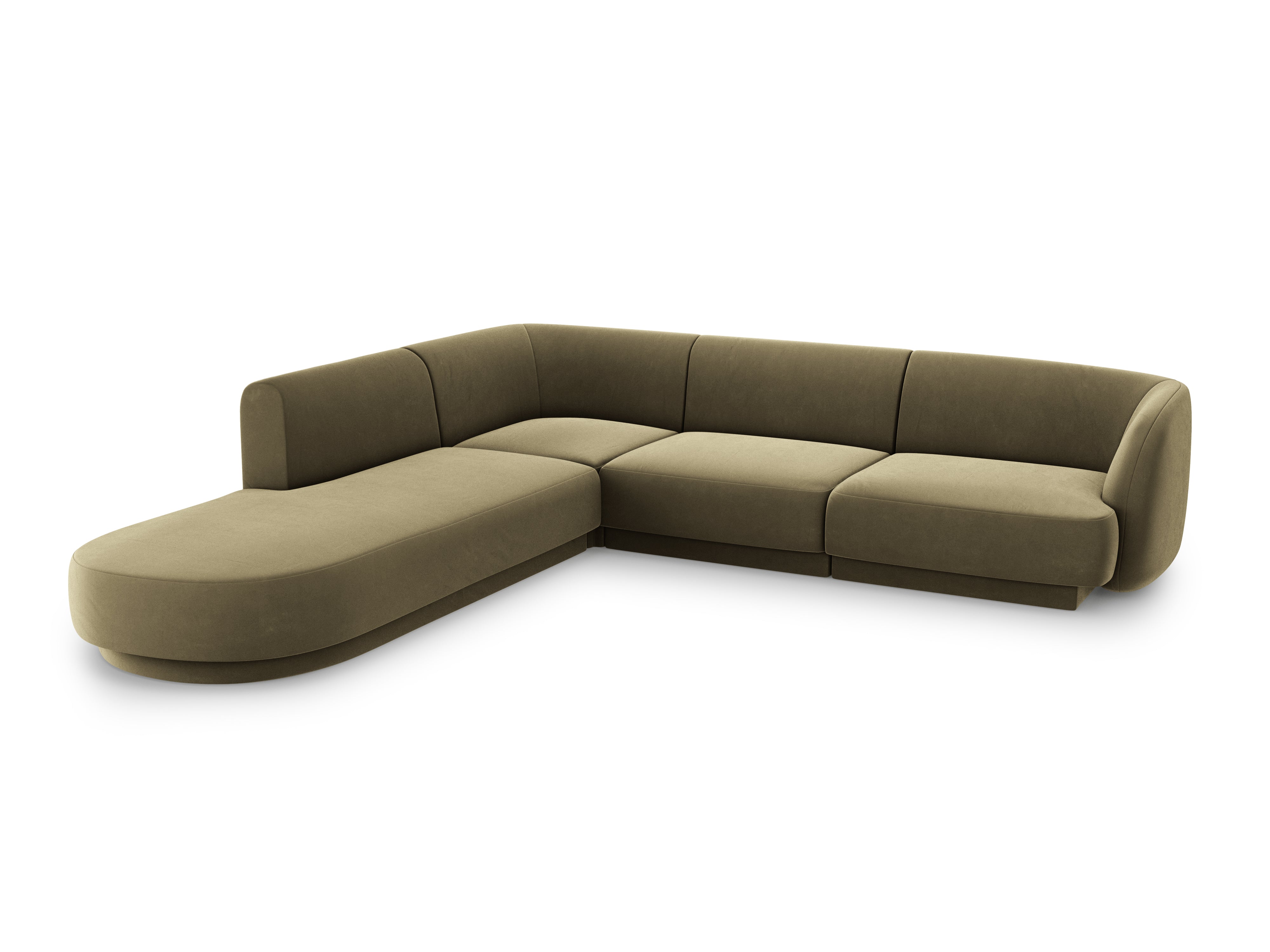 Kotna garnitura Miley 255x248cm, Material: žamet
