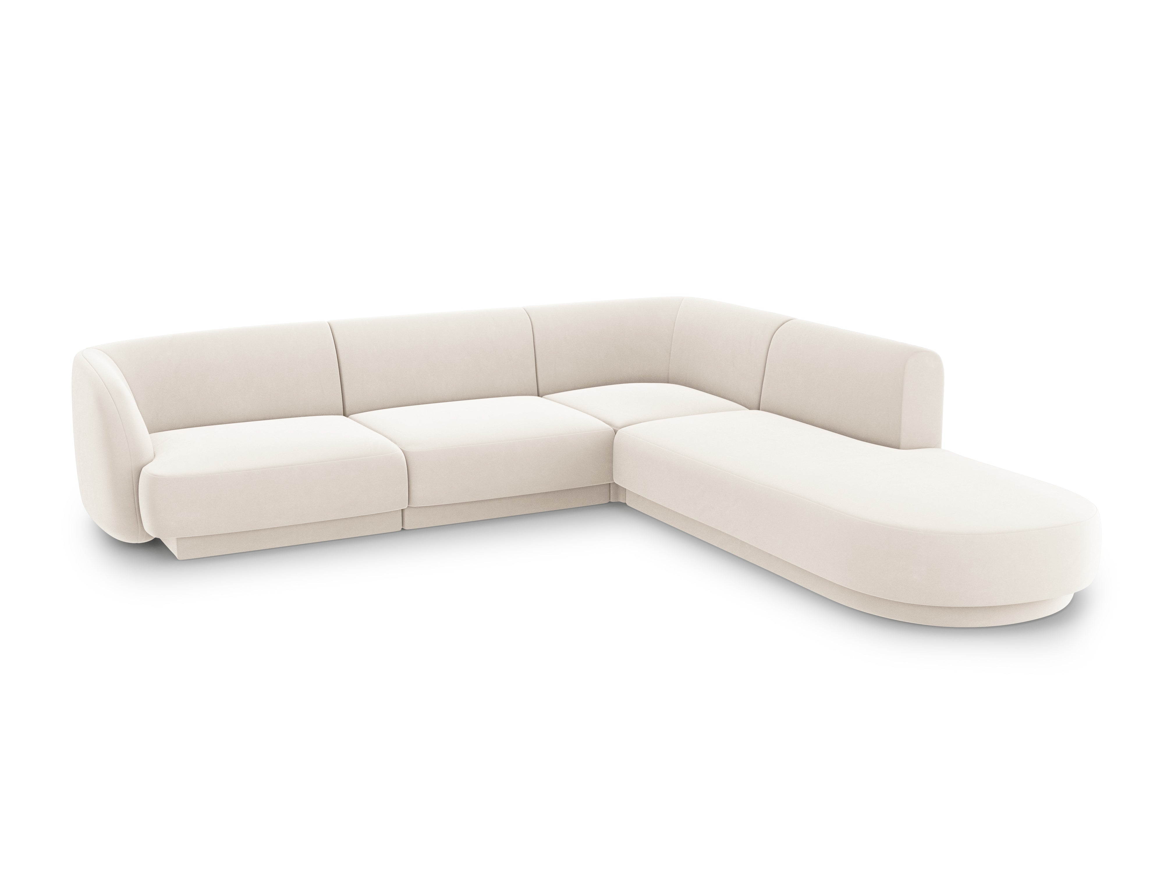 Kotna garnitura Miley 255x248cm, Material: žamet