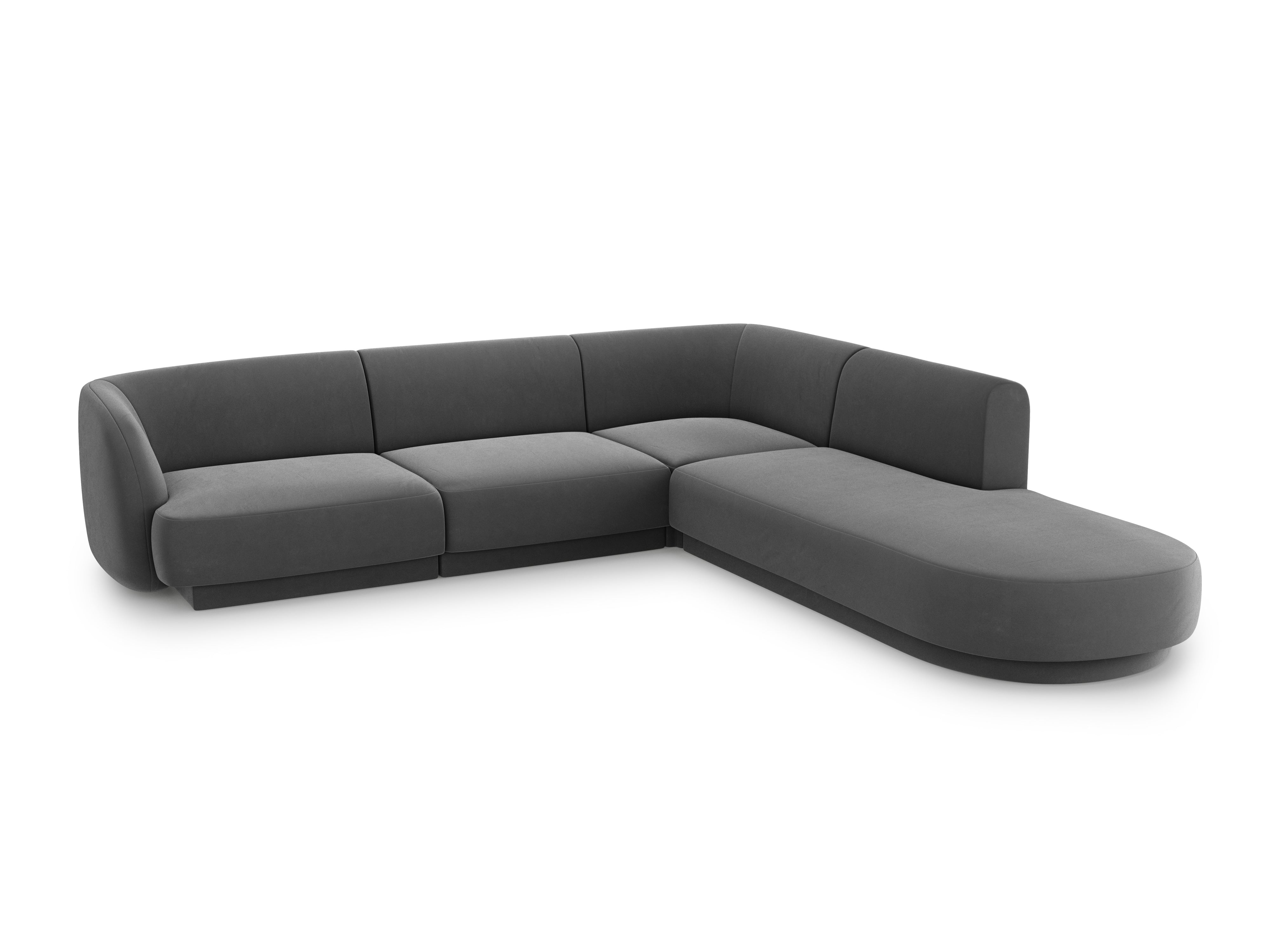 Kotna garnitura Miley 255x248cm, Material: žamet