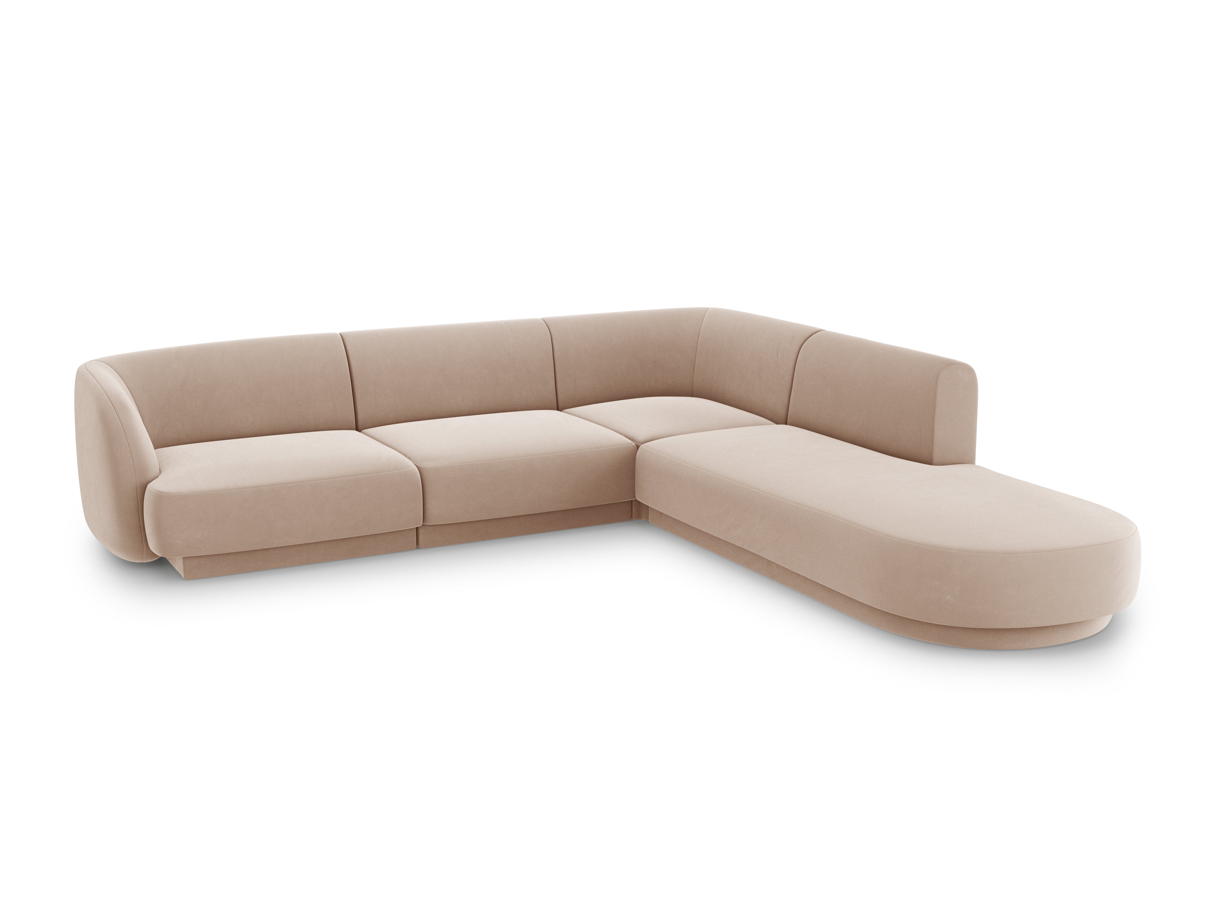 Kotna garnitura Miley 255x248cm, Material: žamet