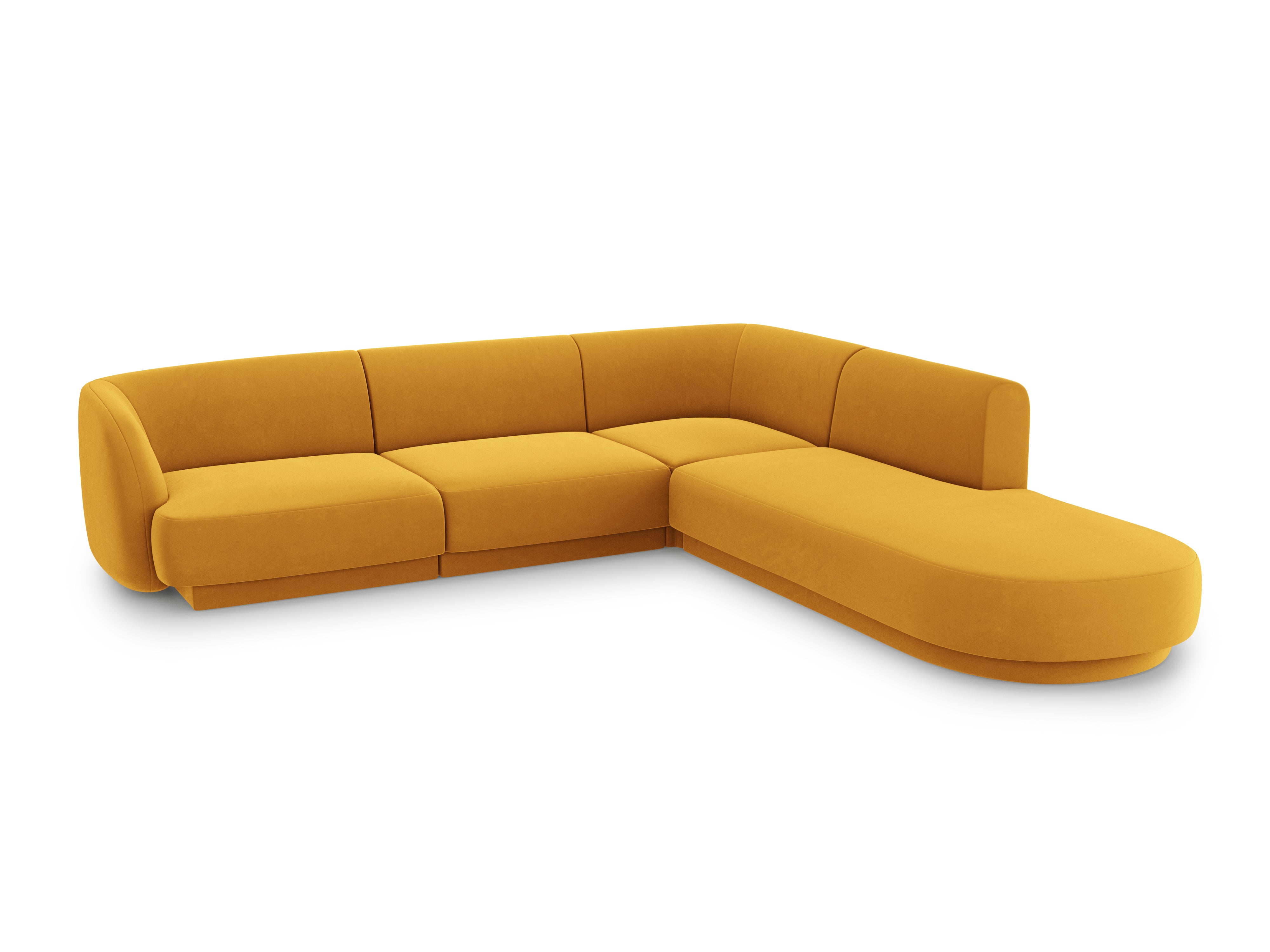 Kotna garnitura Miley 255x248cm, Material: žamet