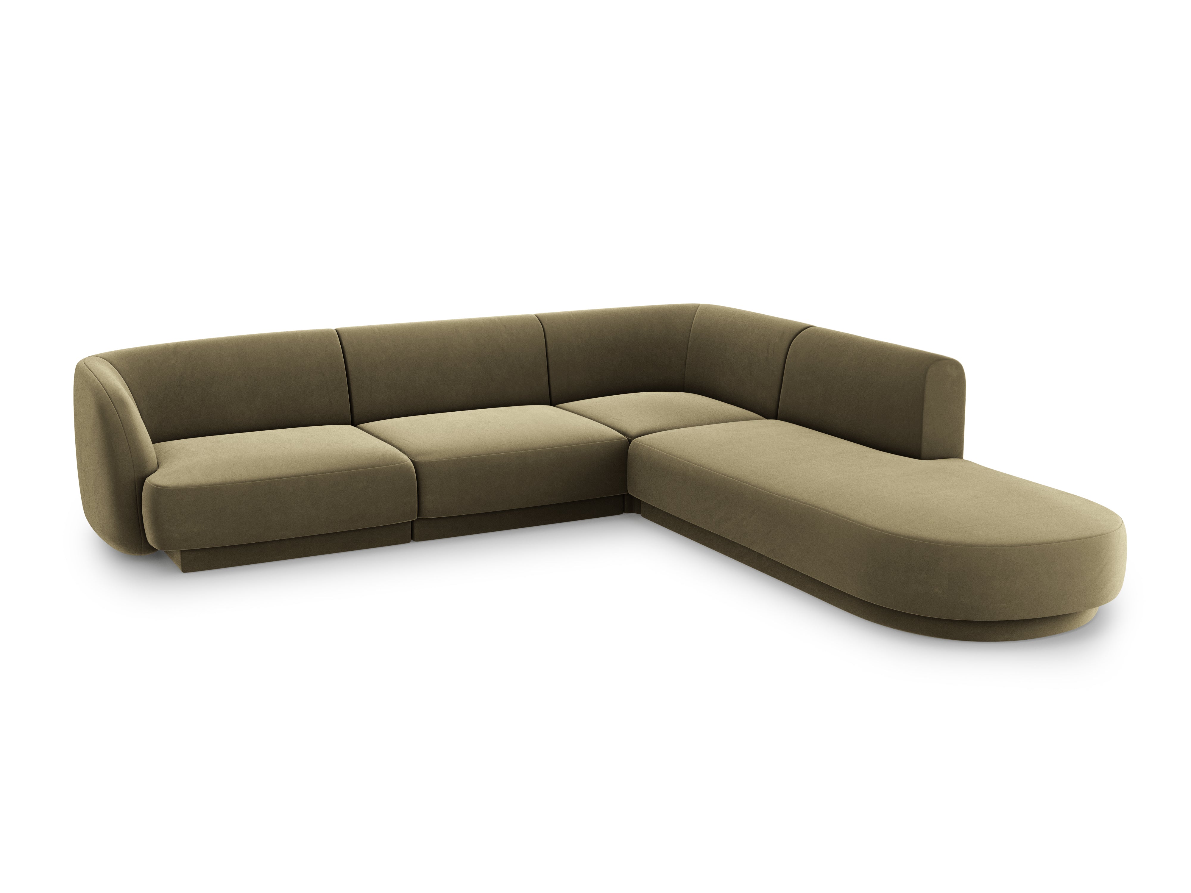 Kotna garnitura Miley 255x248cm, Material: žamet