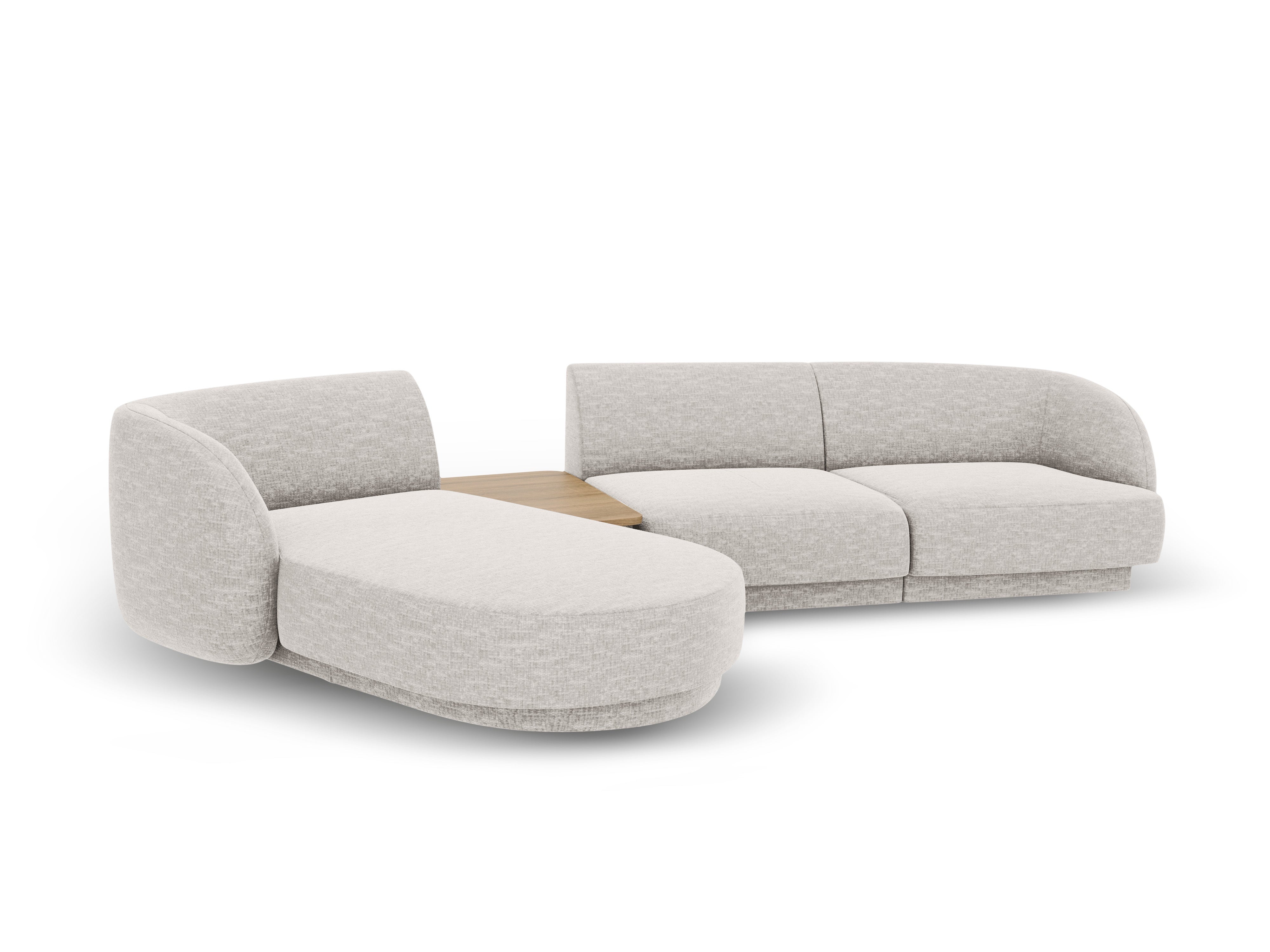 Kotna sedežna garnitura Miley 303x178 cm, Material: chenille