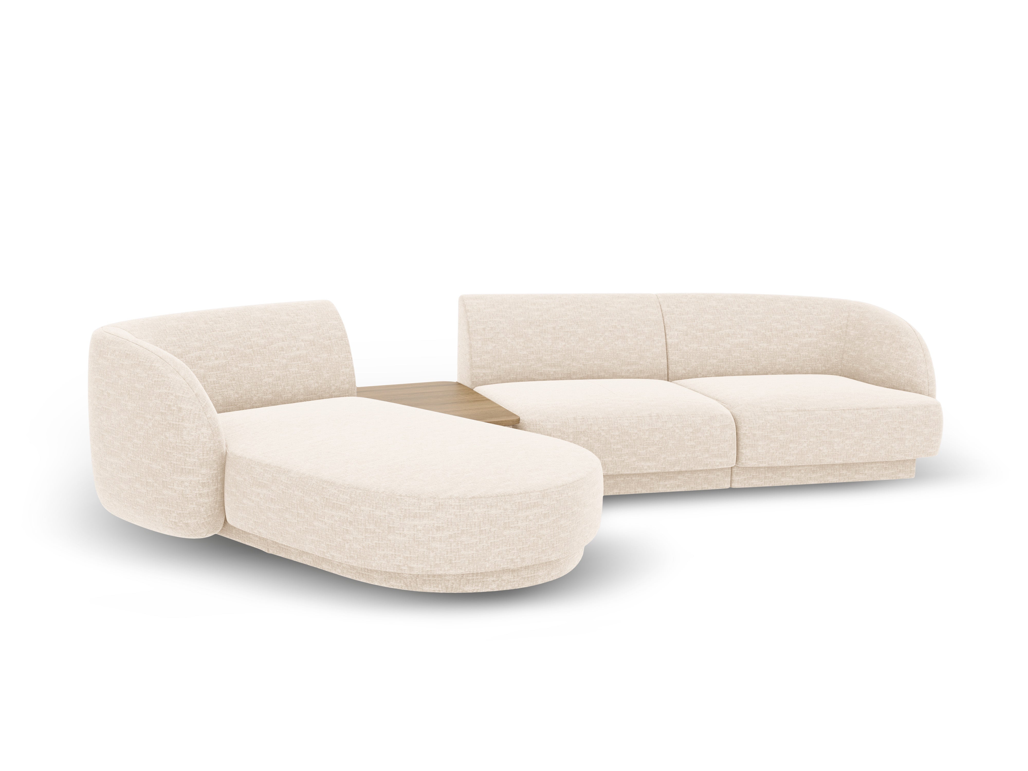 Kotna sedežna garnitura Miley 303x178 cm, Material: chenille