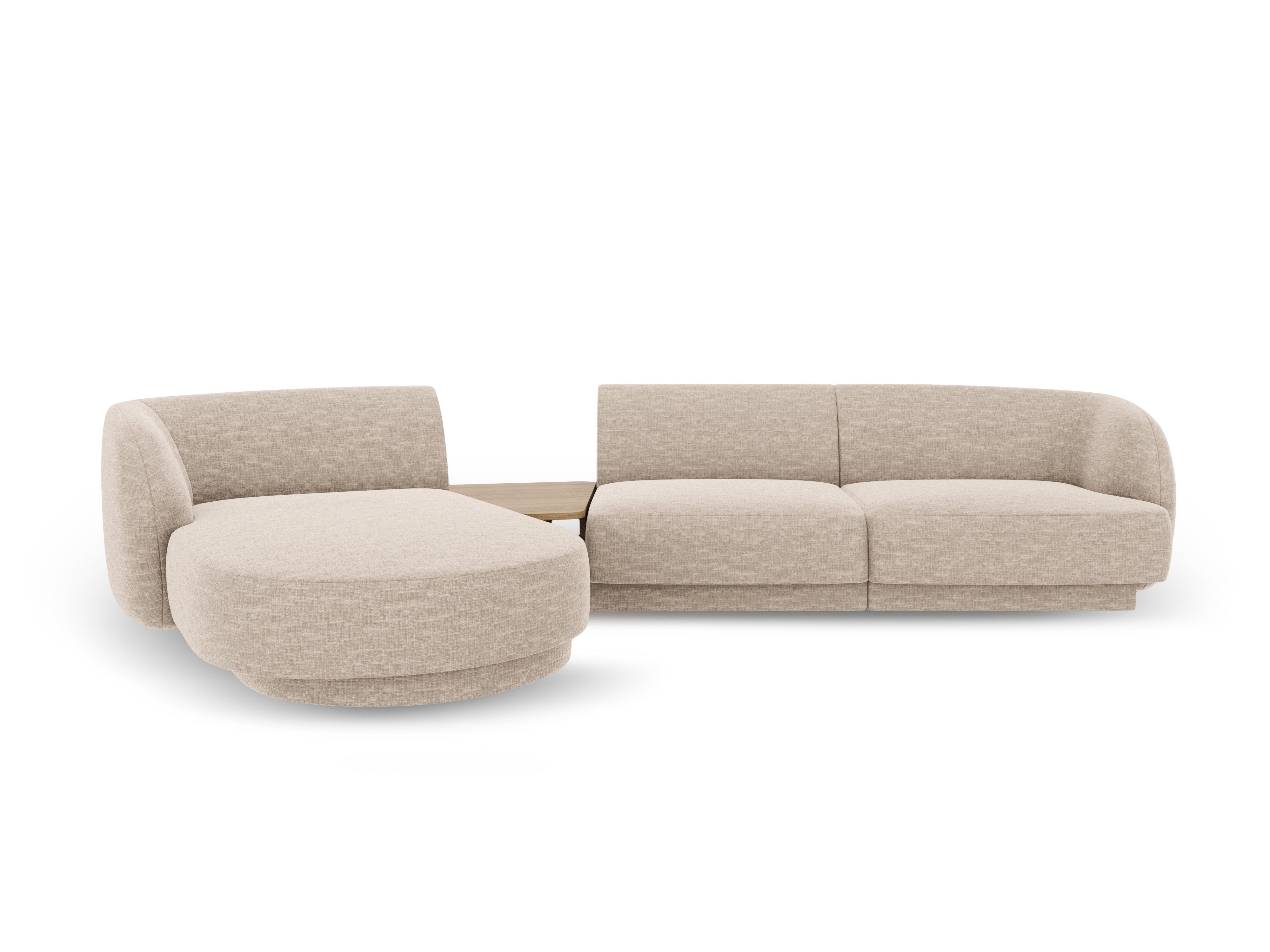 Kotna sedežna garnitura Miley 303x178 cm, Material: chenille