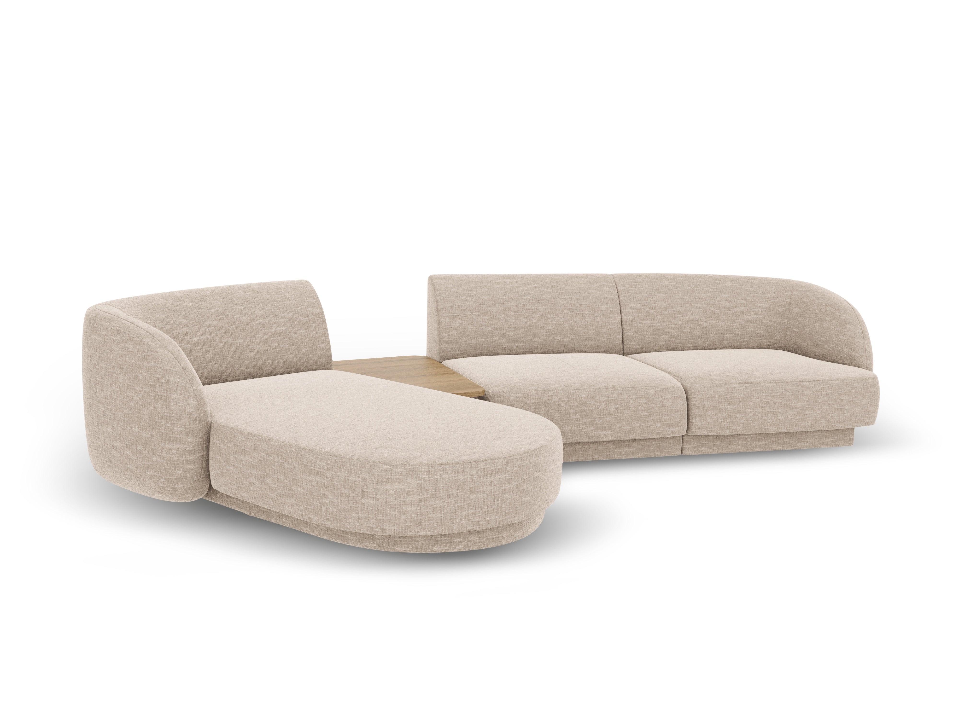 Kotna sedežna garnitura Miley 303x178 cm, Material: chenille