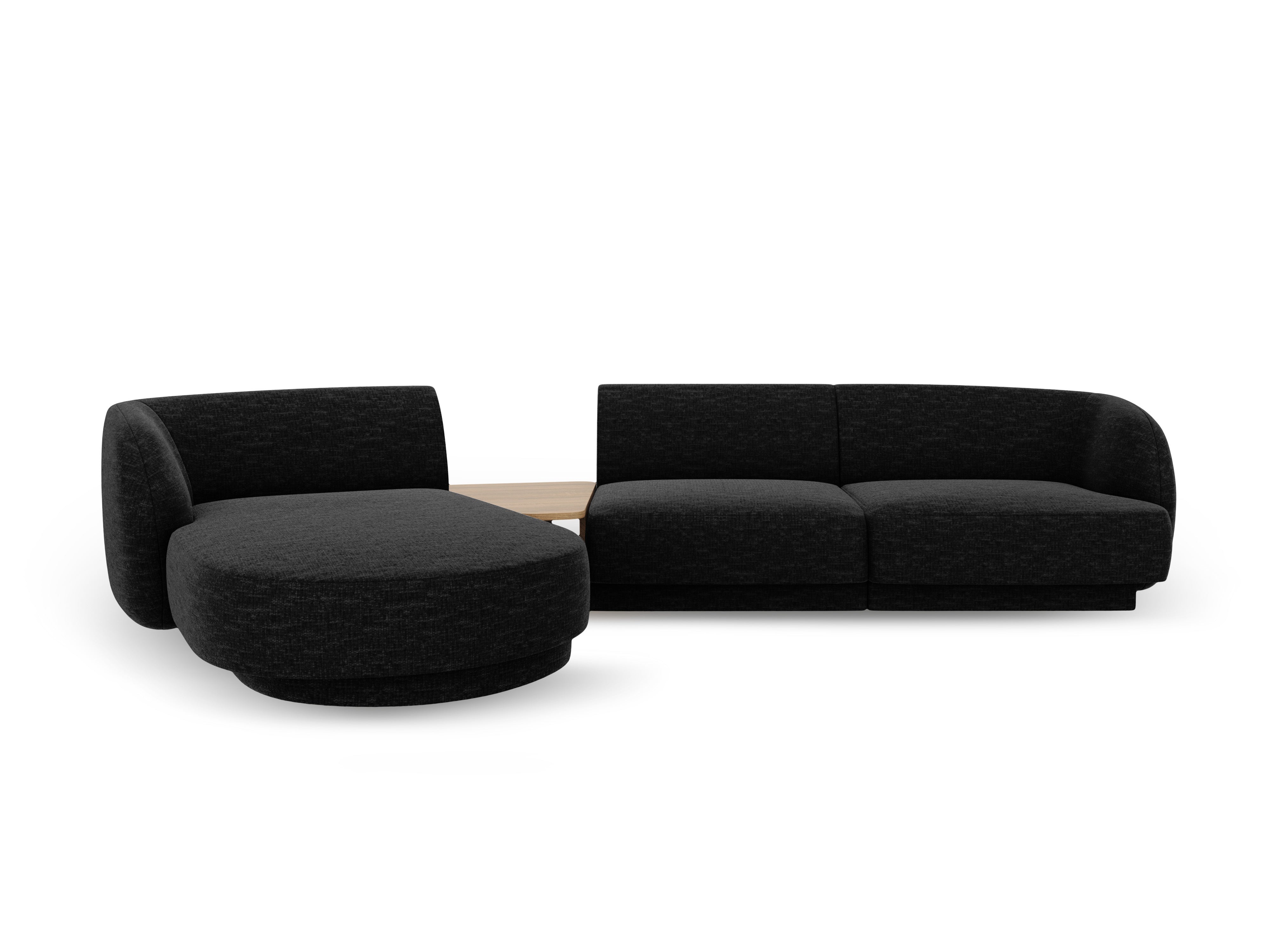 Kotna sedežna garnitura Miley 303x178 cm, Material: chenille